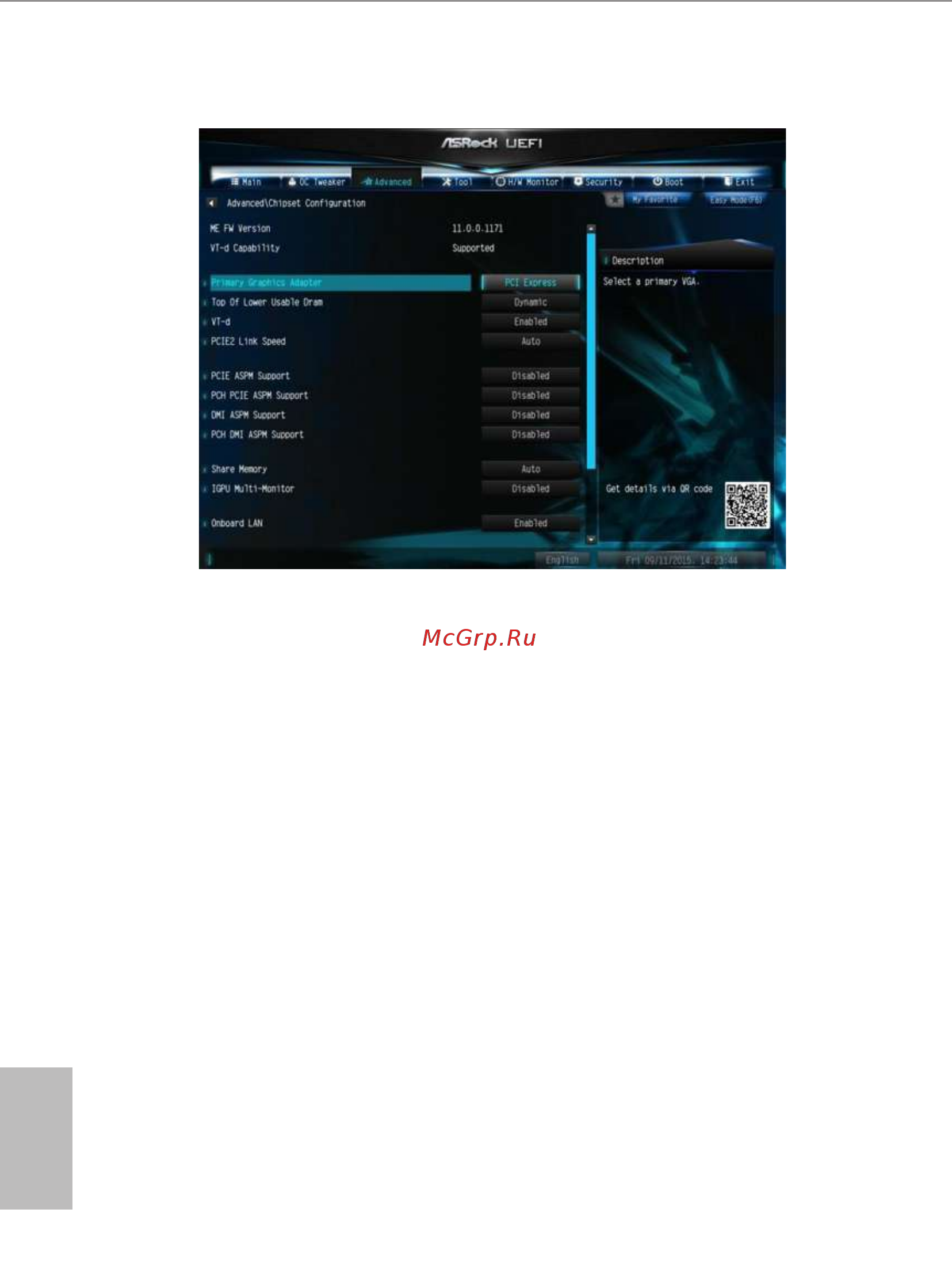 ASRock b150m-hds [53/70] Chipset configuration