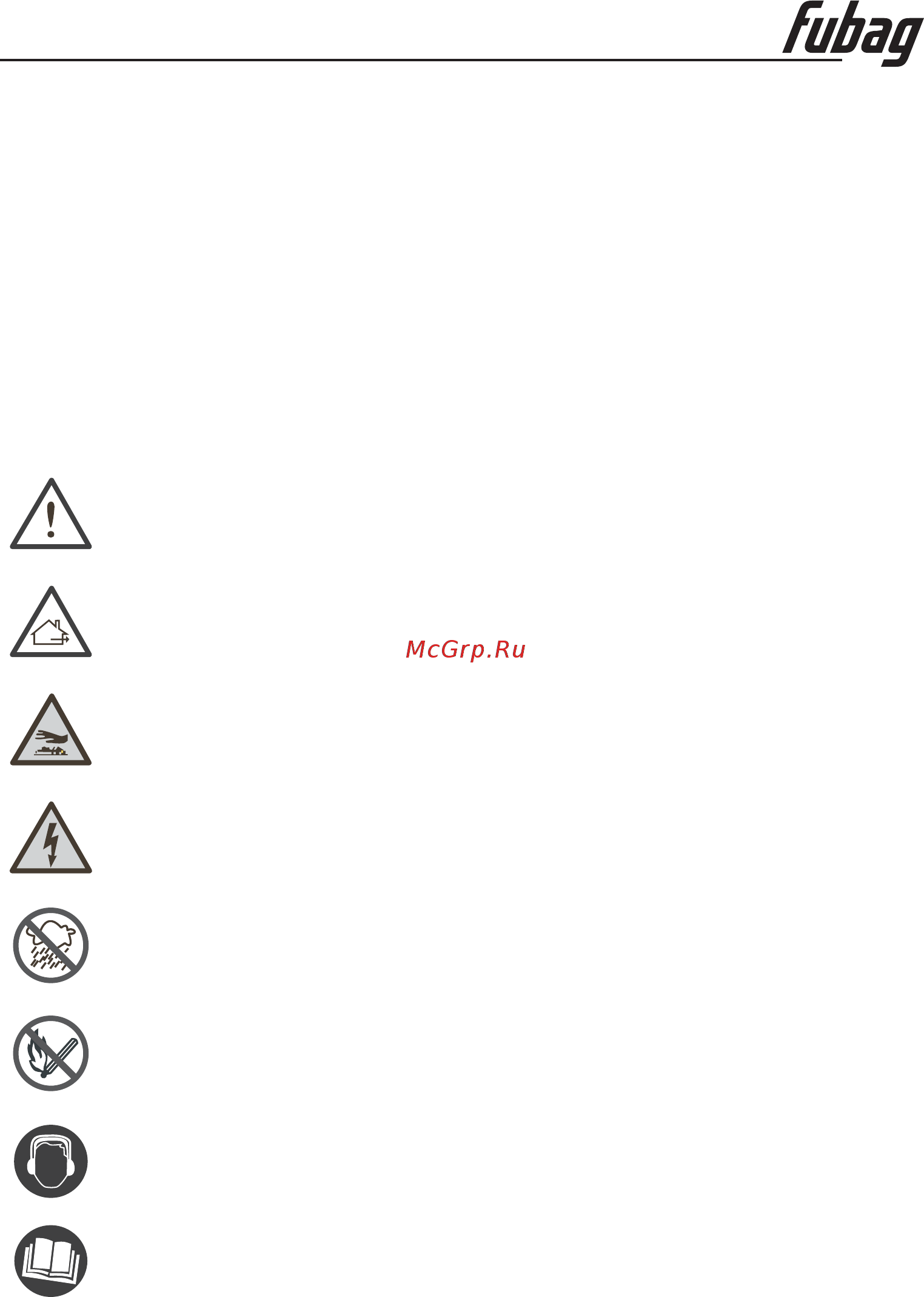Fubag HS 5500 Honda + BORA Keramik 20M [4/33] Safety symbols