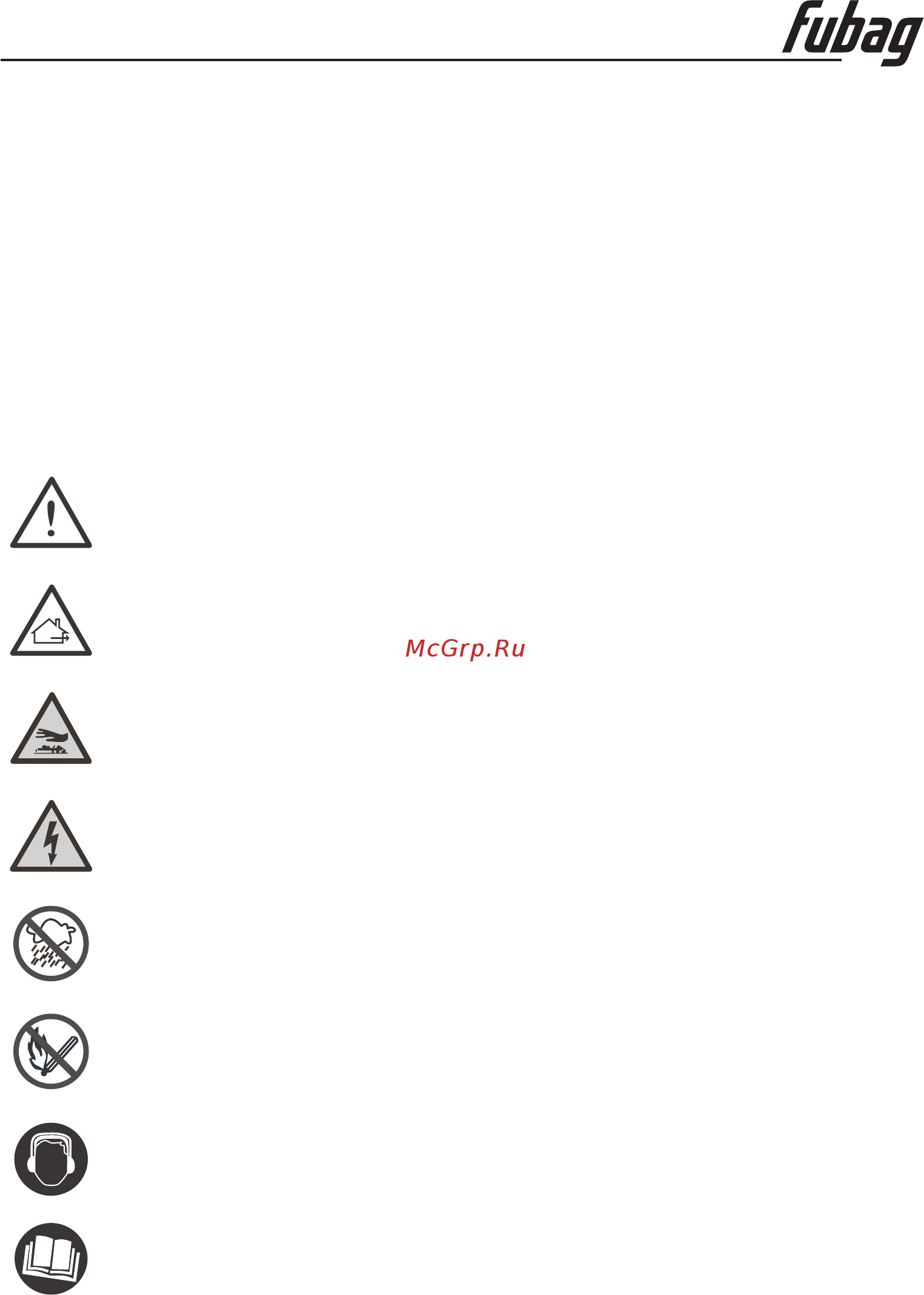 Fubag BS 10000 D ES [4/32] Safety symbols