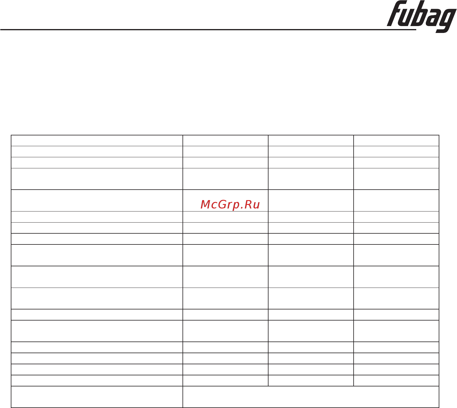 Fubag PTH 1000Т 568710 [17/25] Технические характеристики