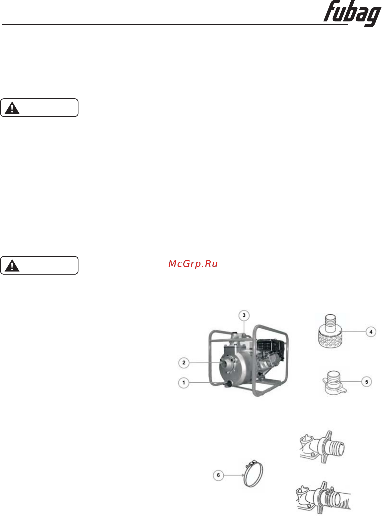 Fubag PG 950 T [7/25] O m perator s anual