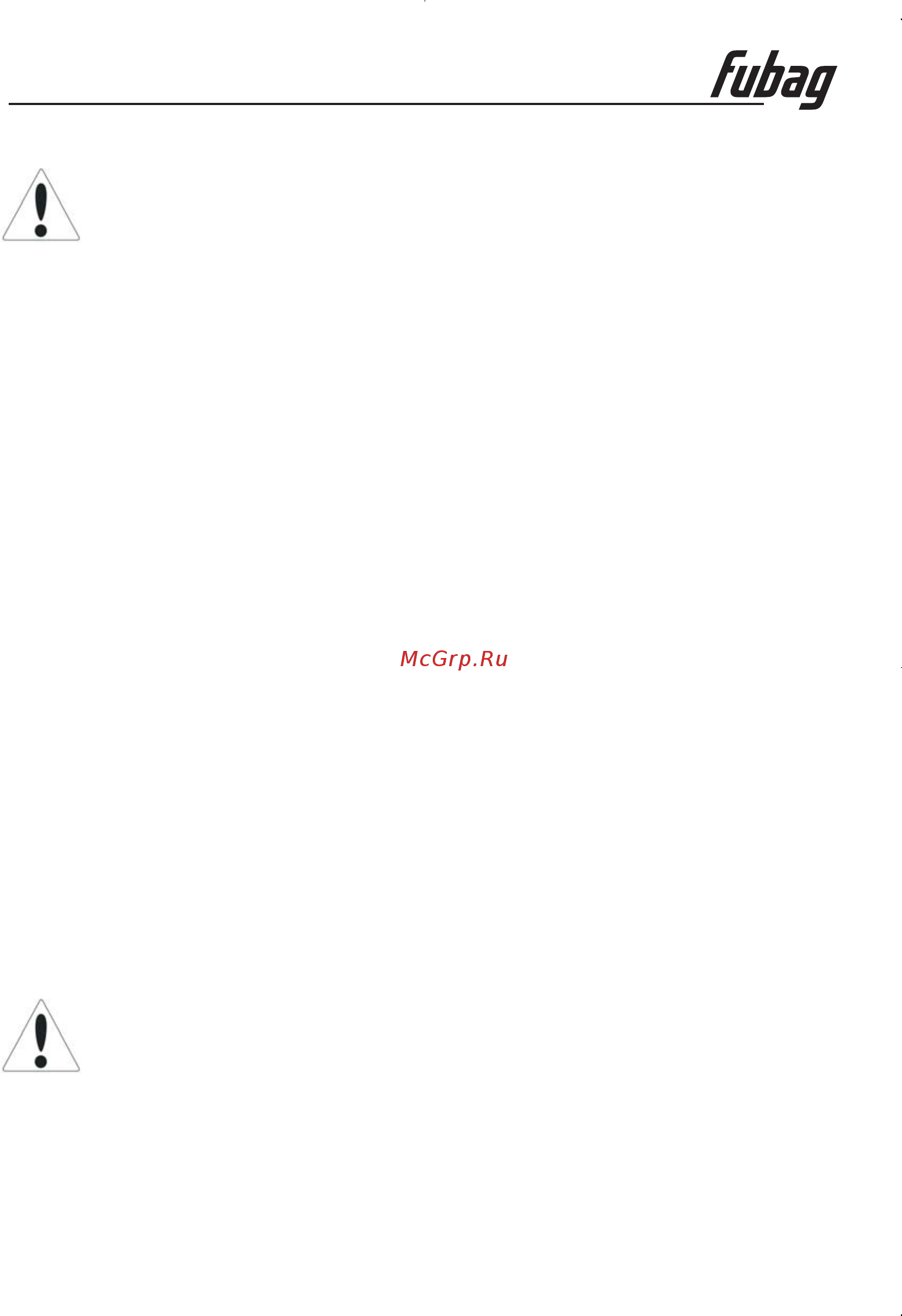 Fubag VDC 400/50 CM3 [6/15] Safety peration o