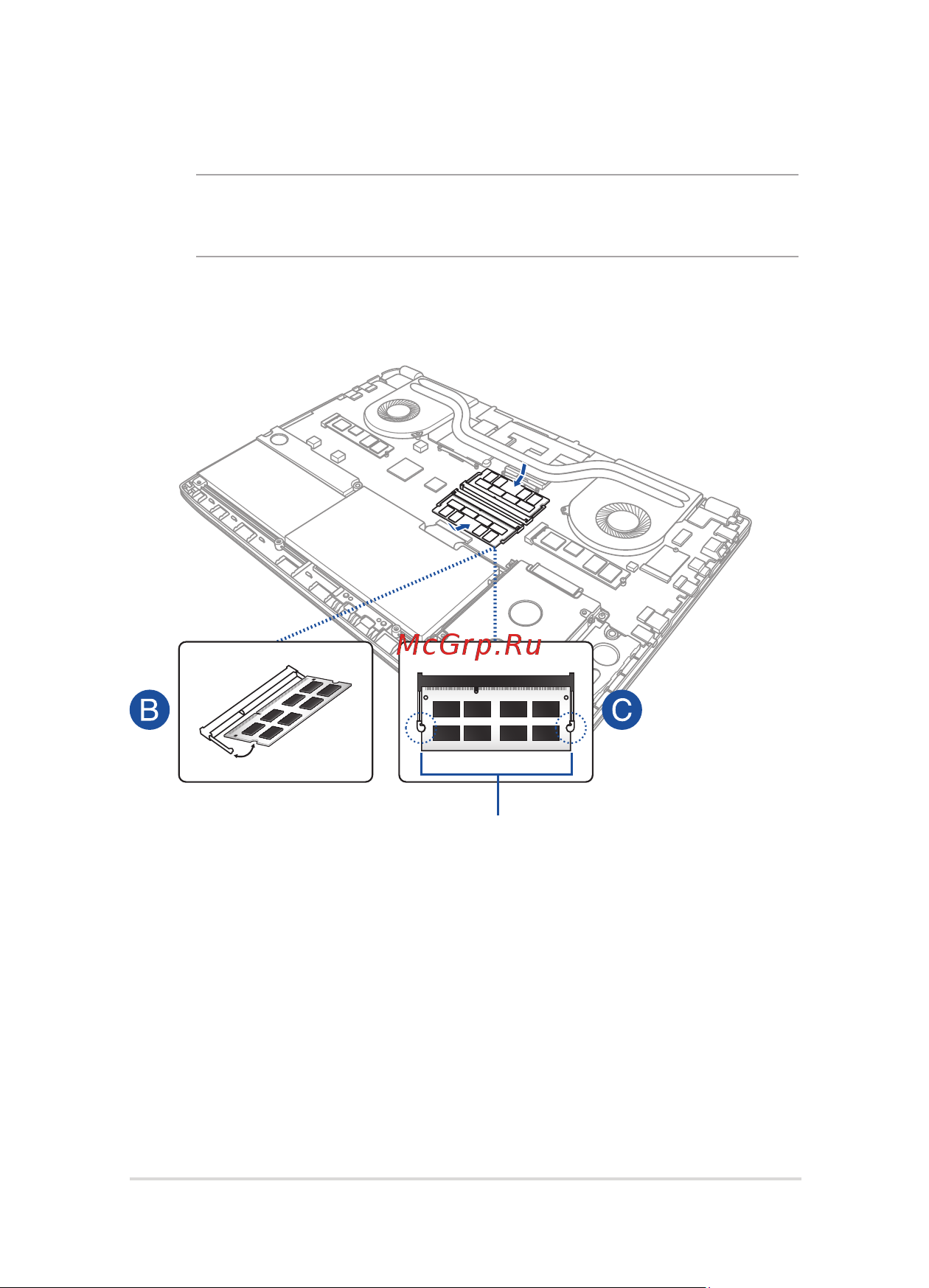 Asus GL702VM-GC035T (90NB0DQ1-M00820) [83/122] A снимите крышку отсека