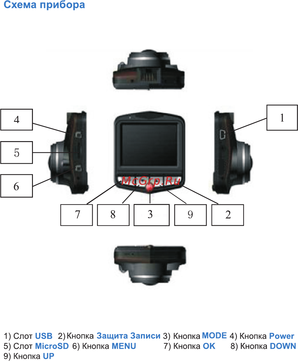 Intego VX-240FHD [4/8] Кнопка