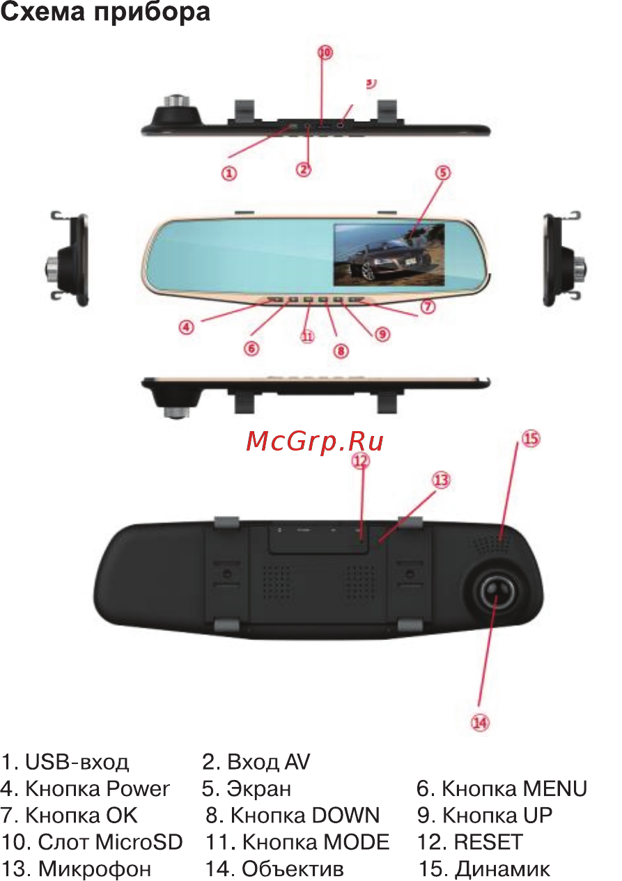 Intego VX-420MR [4/8] Схема прибора