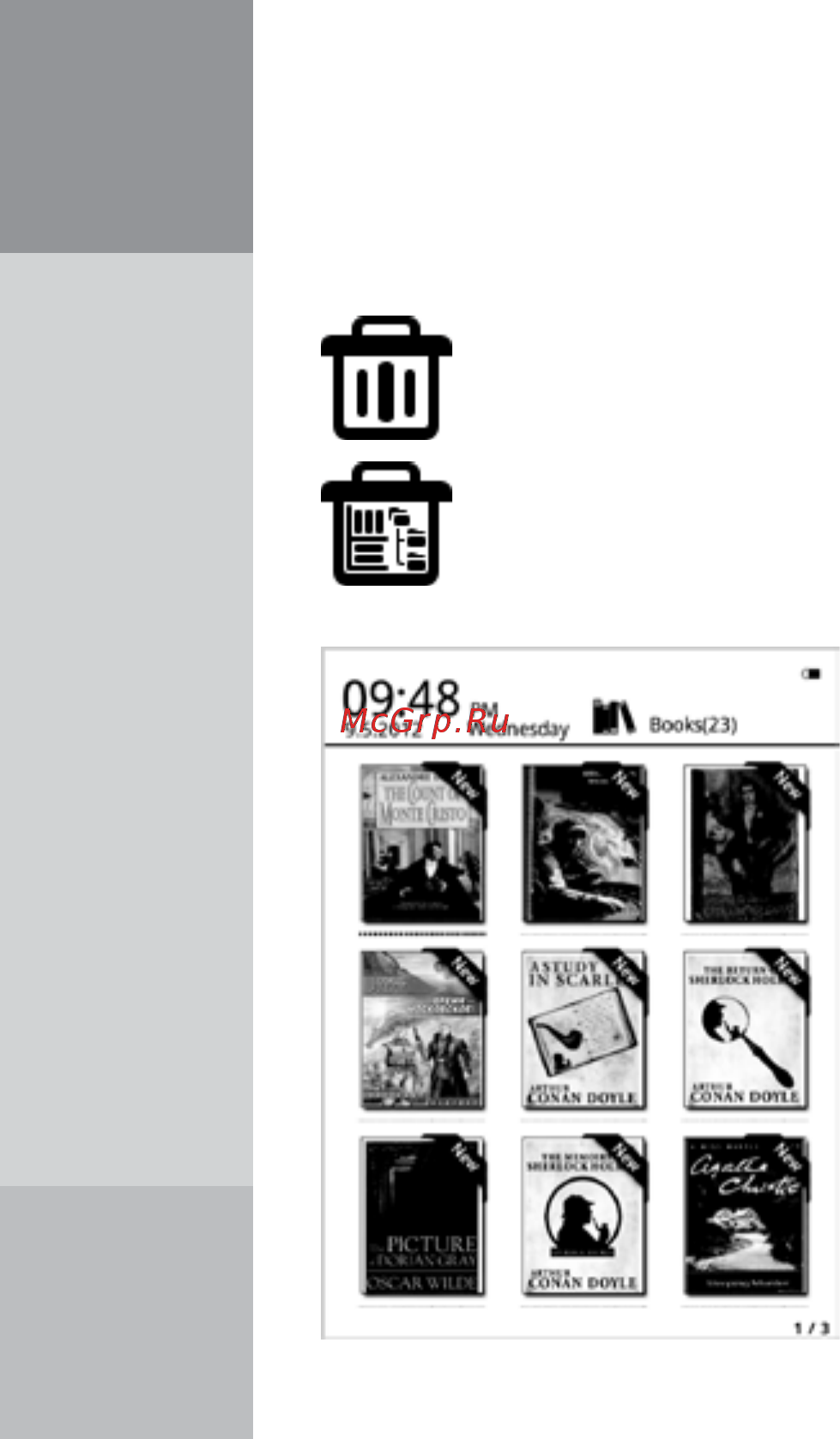 Digma e65G [12/24] Книги