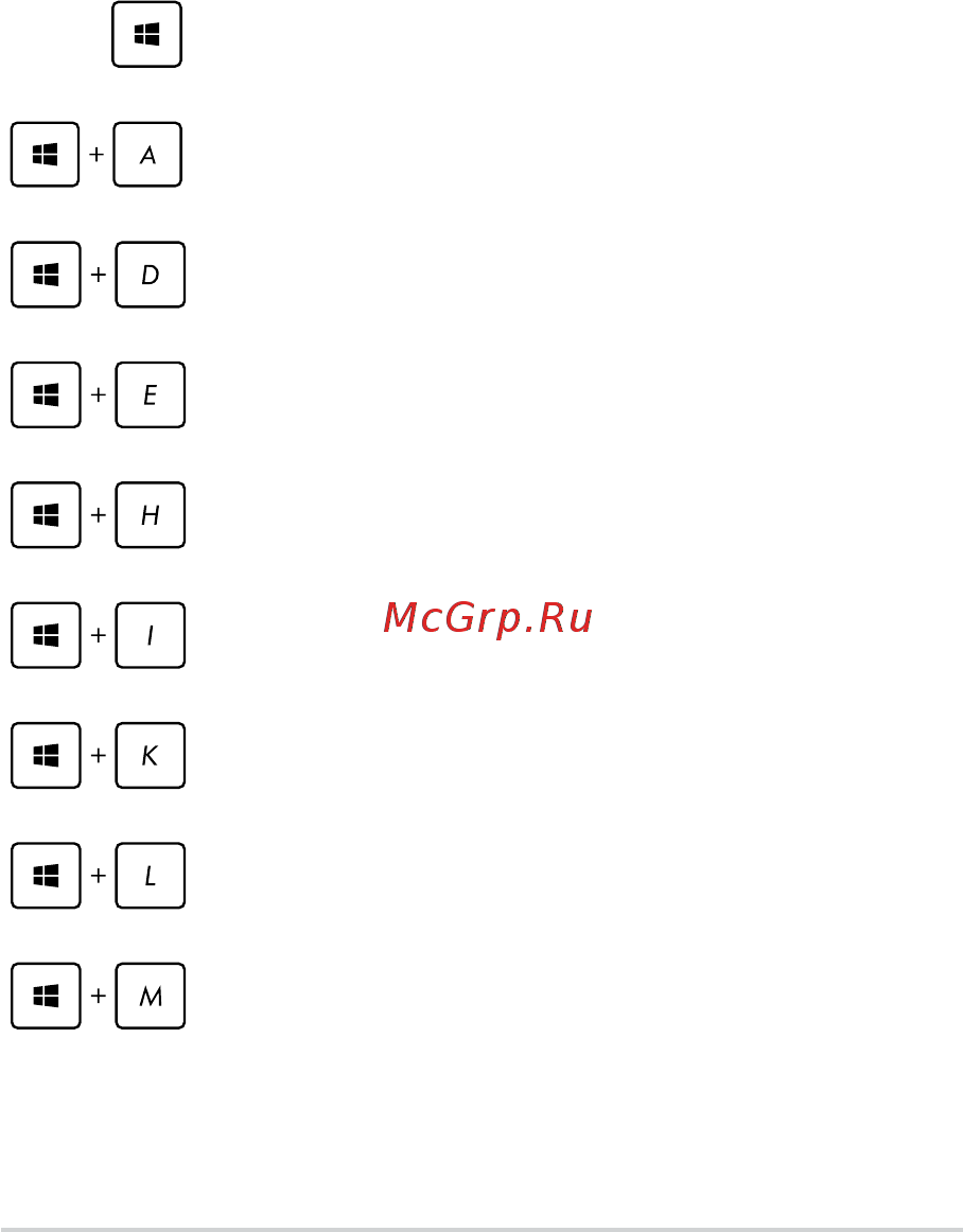 Asus Zen AIO ZN240ICGK, 90PT01M2-M03200 [38/64] Other keyboard shortcuts