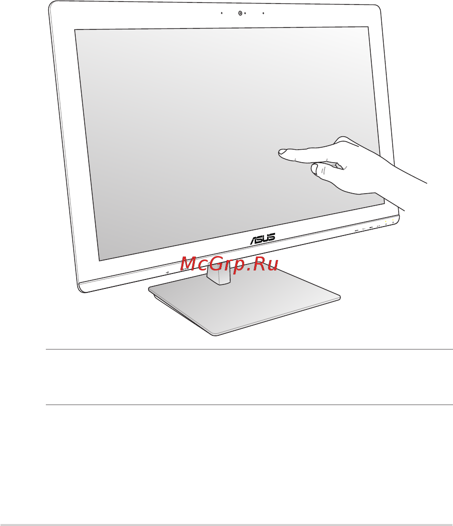 Asus Vivo V230ICGT, 90PT01G1-M07440 [29/68] Использование сенсорного экрана на некоторых моделях