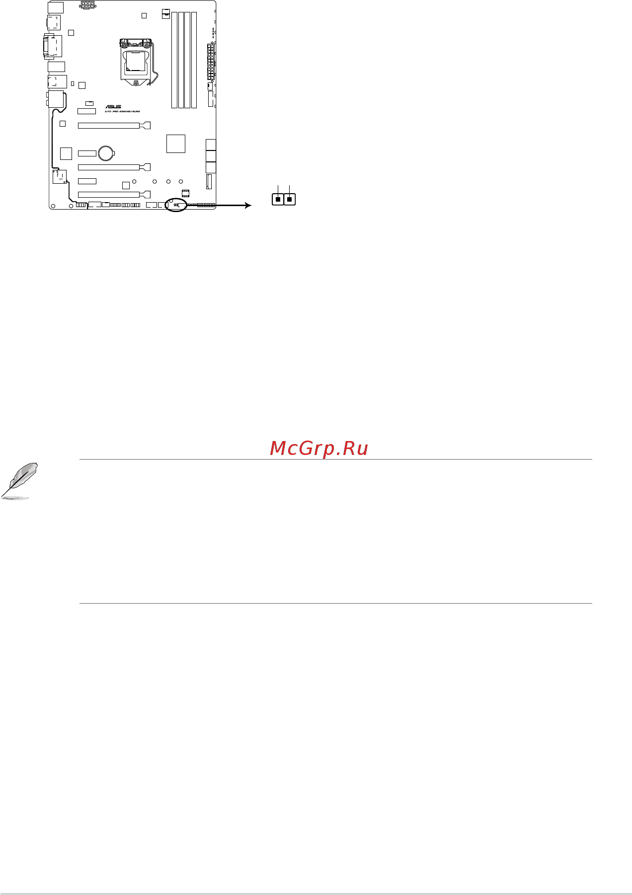 Asus z170 pro gaming/aura [23/100] Headers jumpers holes