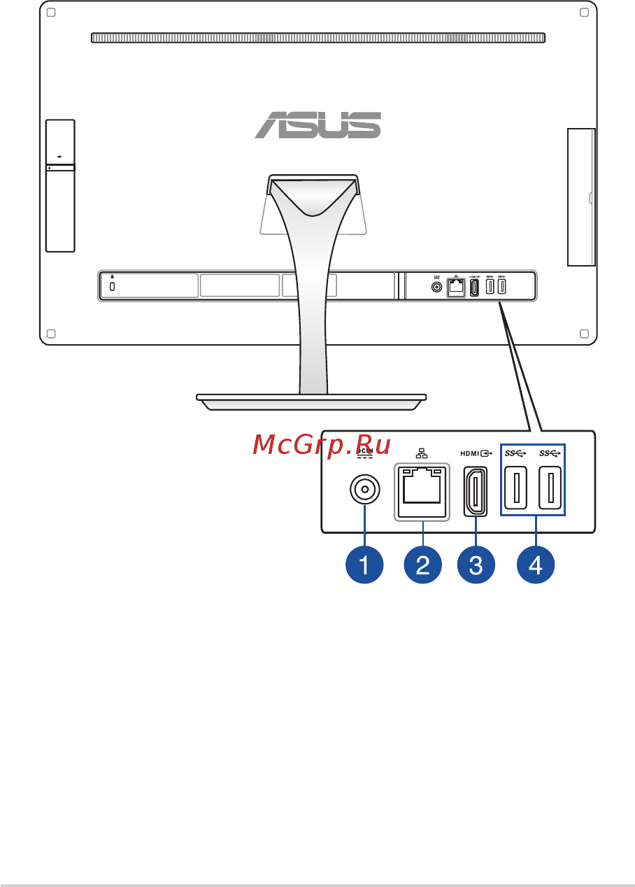 Asus Vivo V220IBUK, 90PT01F2-M01800 [15/58] Вид сзади