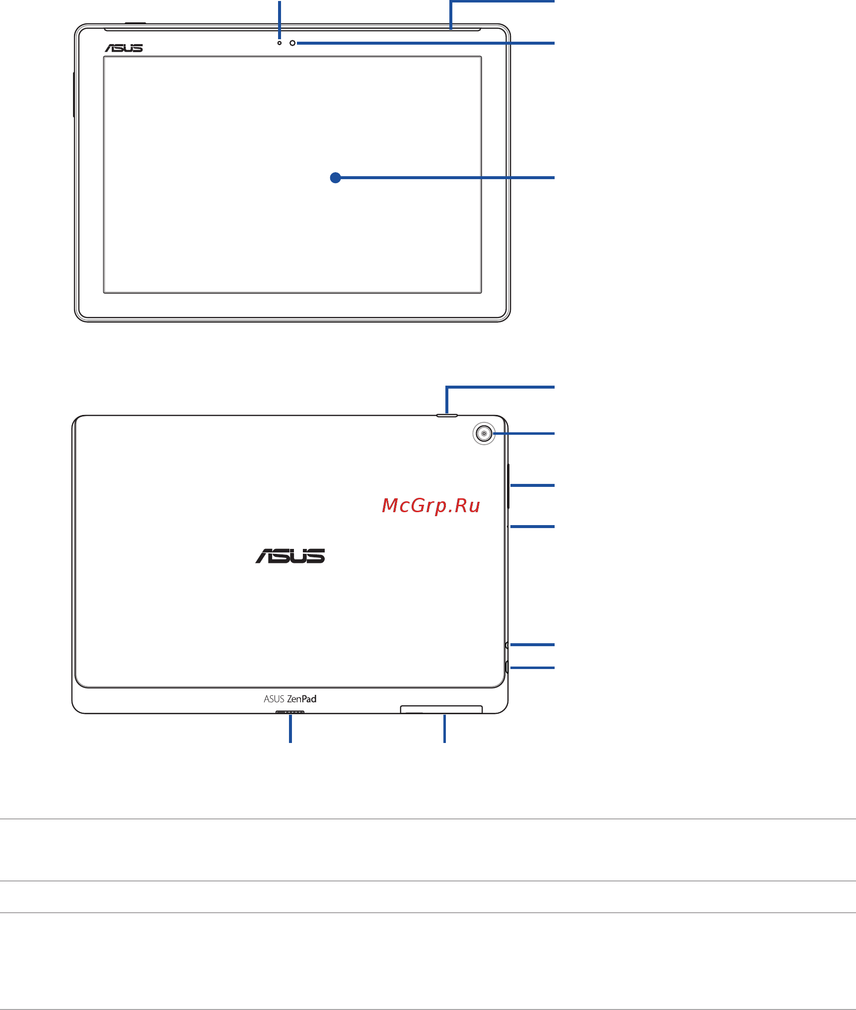 Asus zenpad 10 z300c-1a127a,  90np0231-m04190 [9/166] Части и компоненты