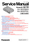 Panasonic NV-SD207EE Сервис мануал