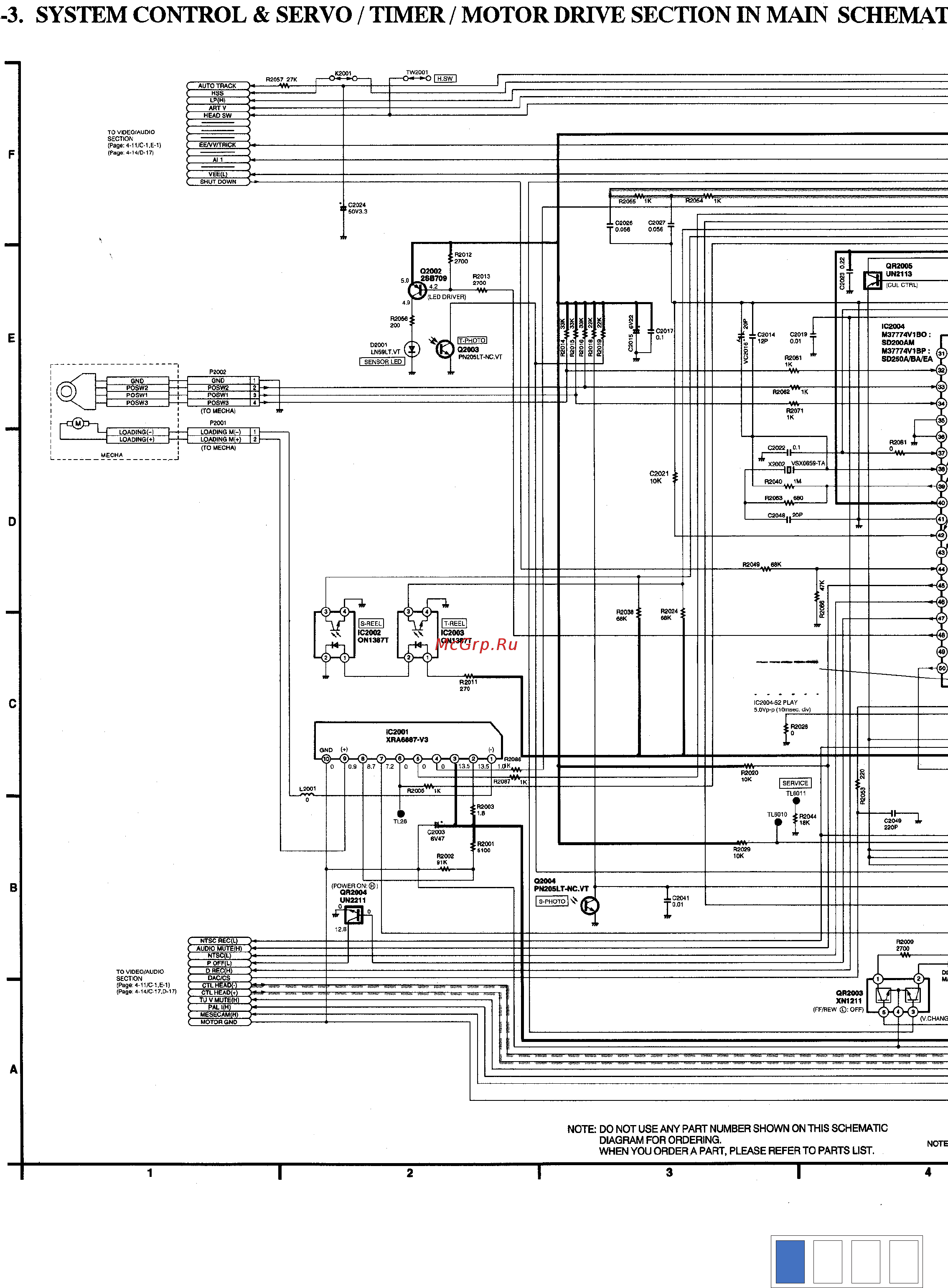 Panasonic NV-SD205EU Сервис мануал онлайн [31/60] 14917
