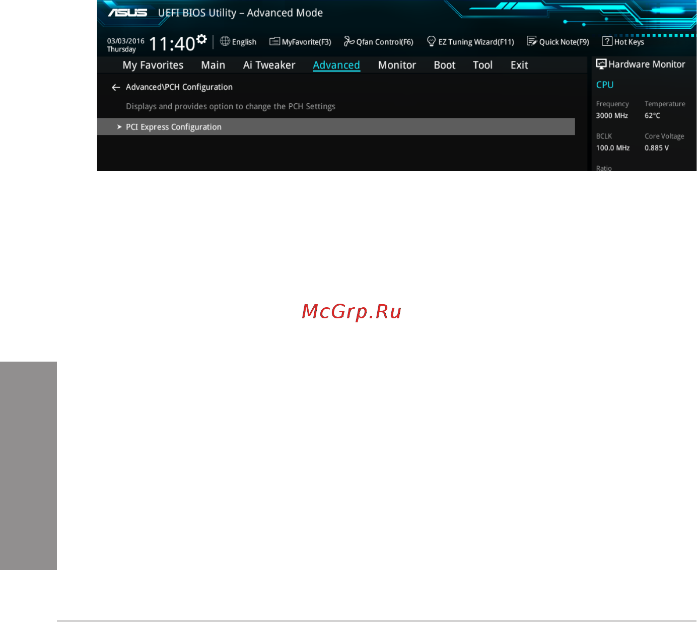 Asus x99-a ii [88/124] Pci express configuration
