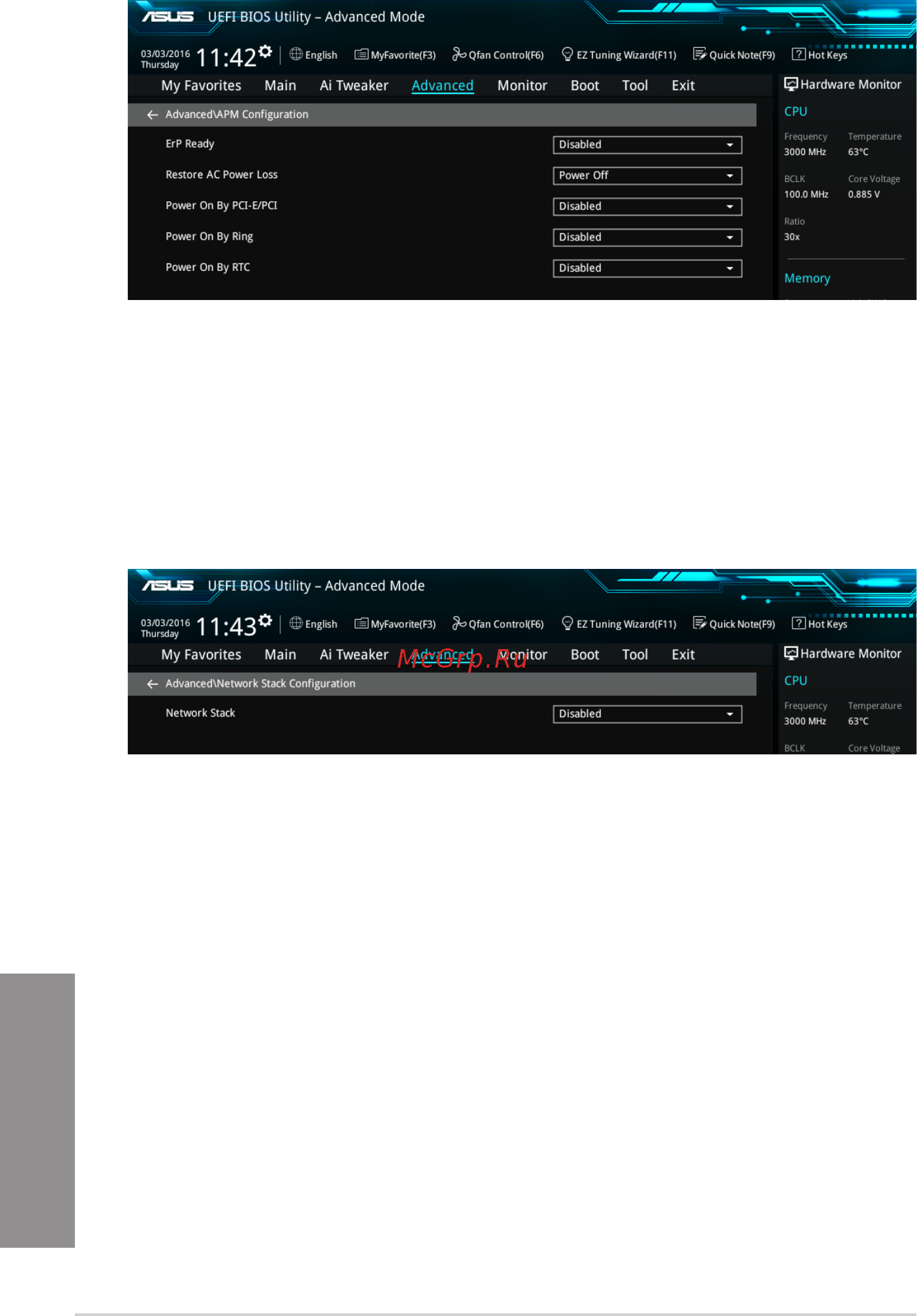 Asus x99-a ii [94/124] Network stack configuration