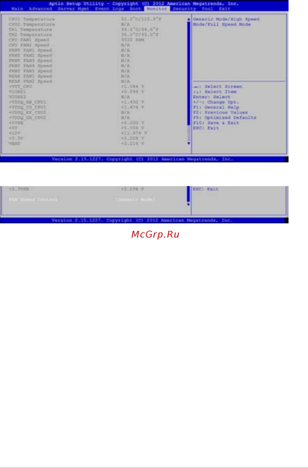Asus rs740-e7/rs24-eg [129/212] Monitor menu