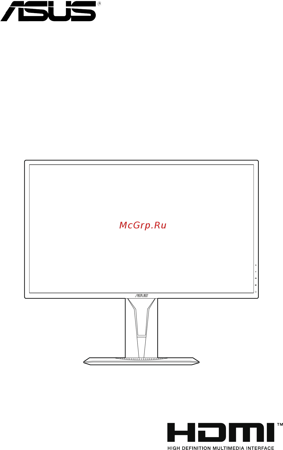 Asus mg248q Инструкция по эксплуатации онлайн
