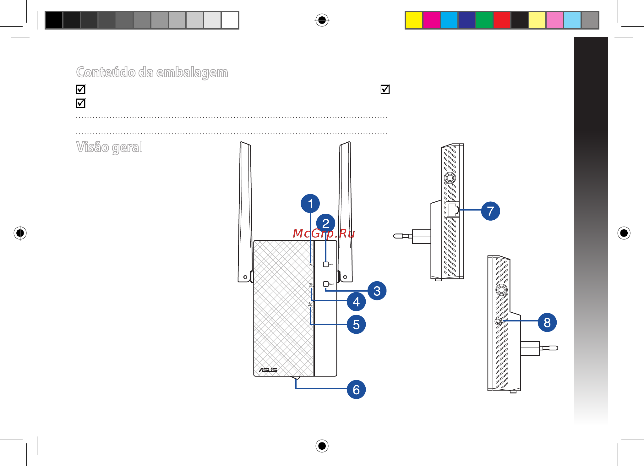 Asus rp-ac56 [103/172] Conteúdo da embalagem