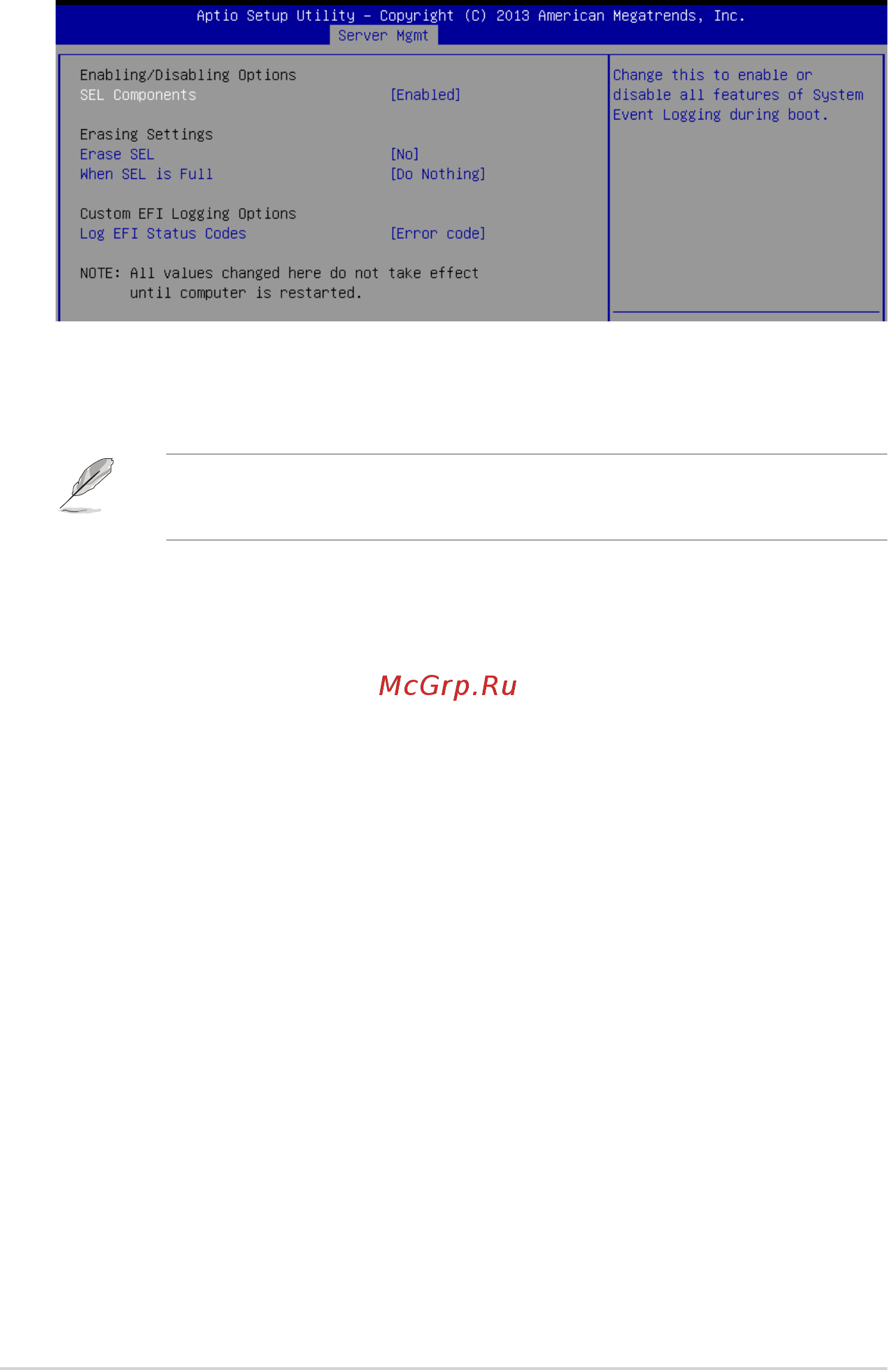 Asus z10pa-u8 [100/186] System event log