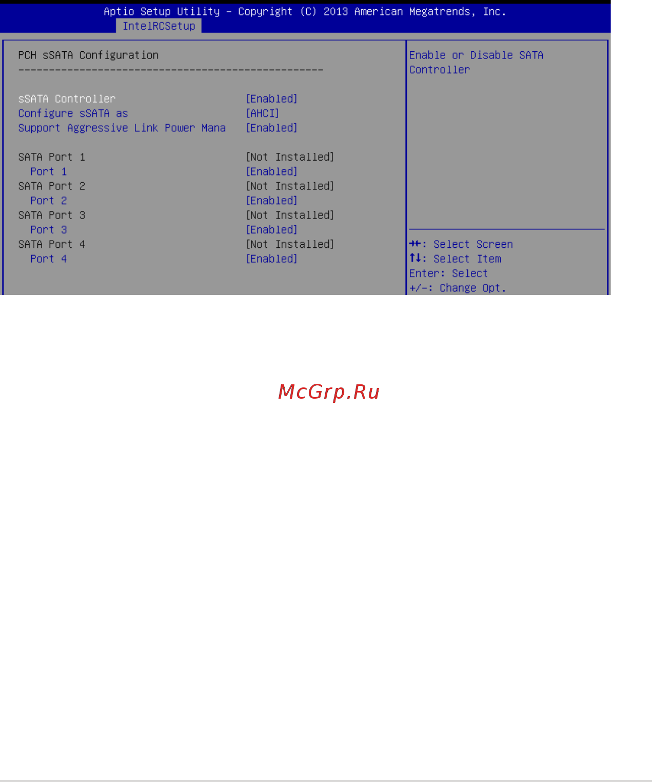 Asus z10pa-u8 [95/186] Configure ssata as ahci
