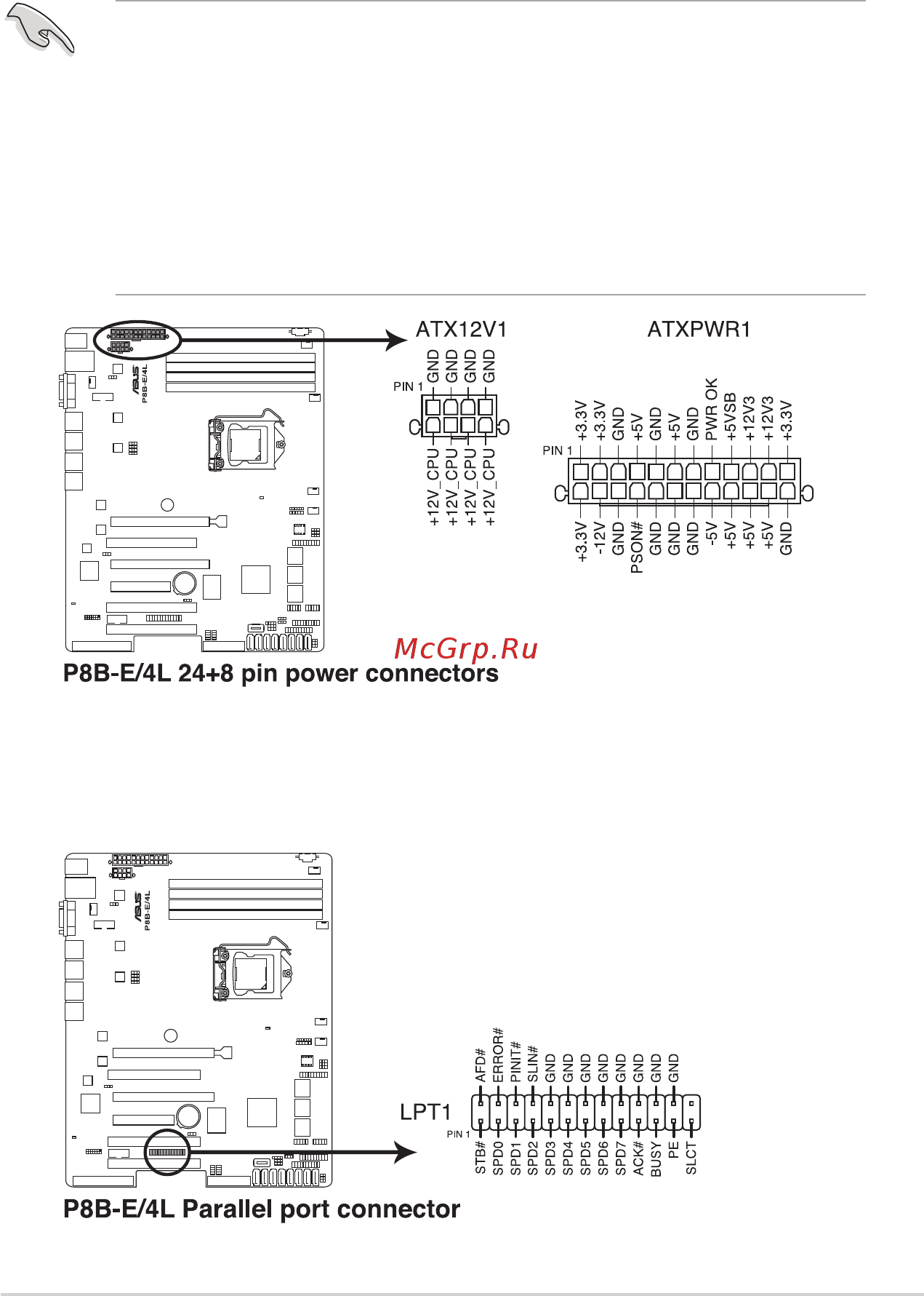 Asus rs300-e7-ps4 [61/150] 24 pin eatxpwr1 8 pin eatx12v1
