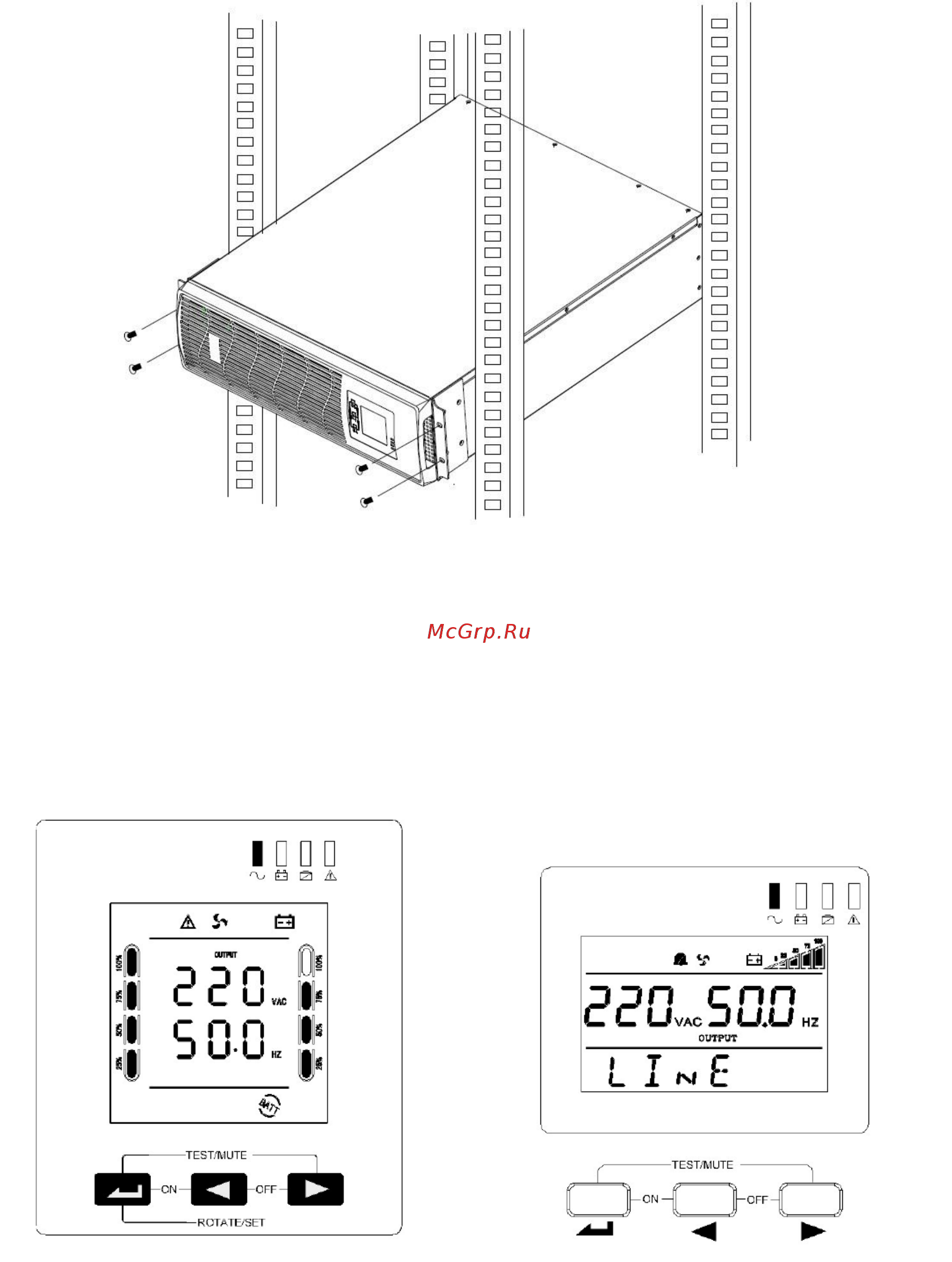 DEXP Rely Power 3000 [12/32] Кнопки панели управления