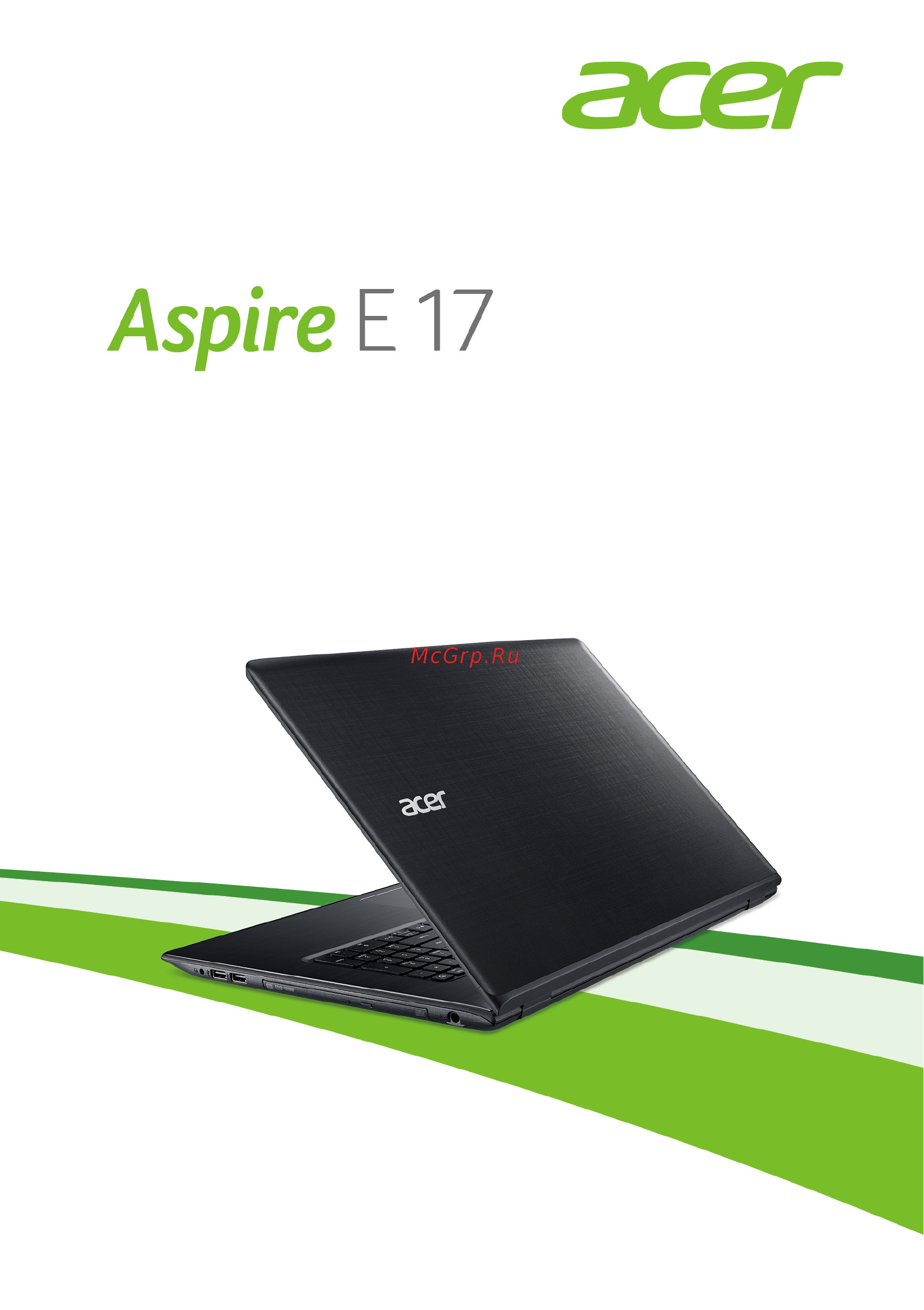 Acer aspire e5-774g-58e7, nx.gg7er.007 Инструкция по эксплуатации онлайн