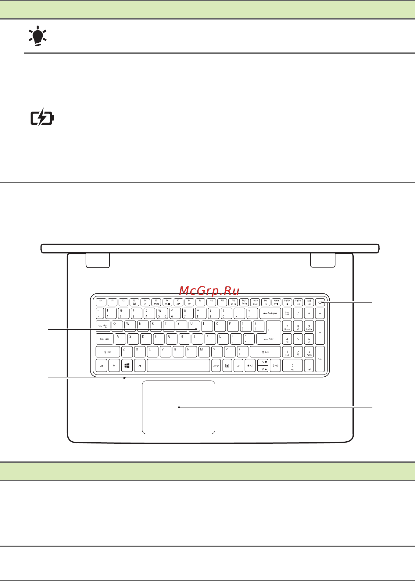 Acer aspire e5-774g-72fj, nx.geder.005 [11/91] Вид клавиатуры