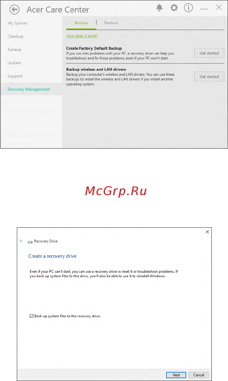 Acer aspire es1-432-c2fs, nx.gfser.001 Инструкция по эксплуатации онлайн [24/89] 178220