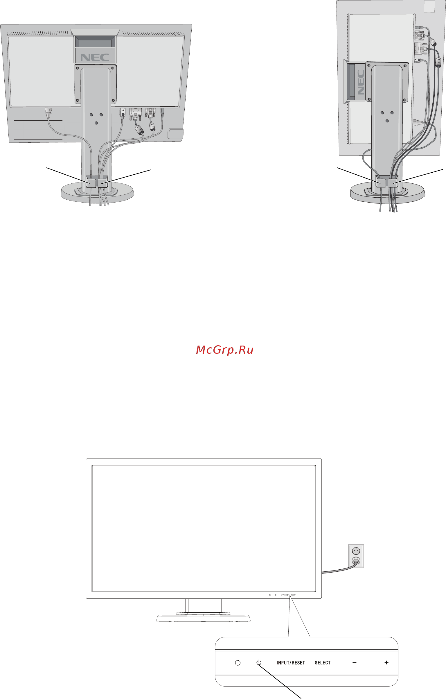 Nec MultiSync E245WMi [10/23] Рисунок c рисунок c