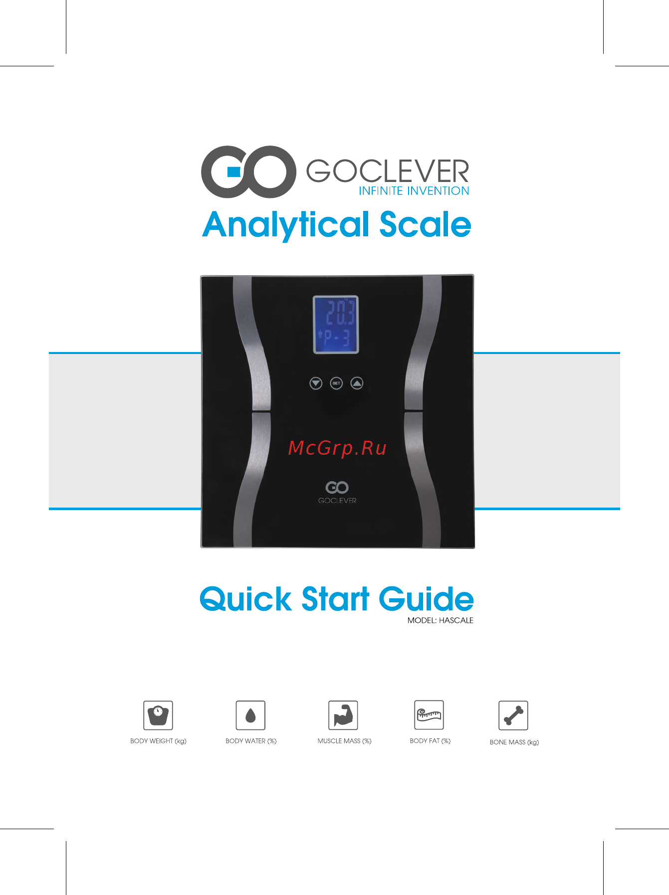 Goclever ANALYTICAL SCALE Руководство пользователя онлайн