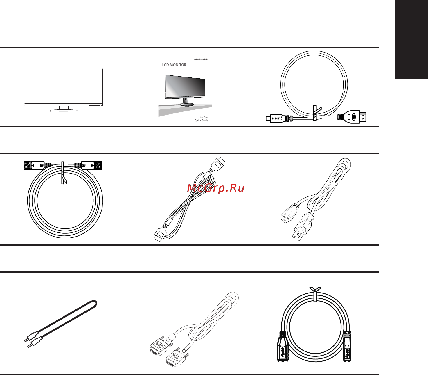 Acer xf290cbmjdprz [12/32] Комплектность
