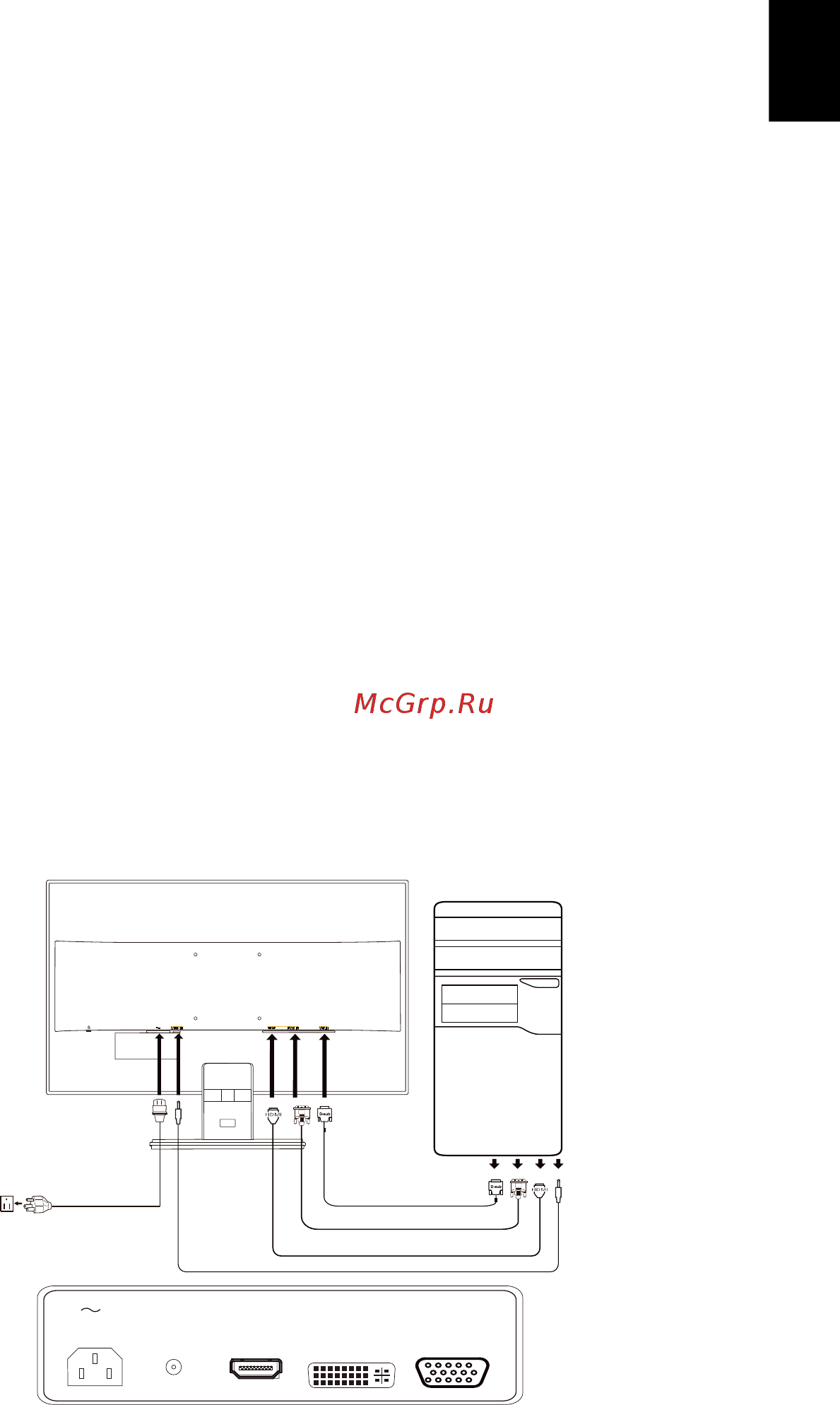 Acer K242HLbid [19/27] Установка