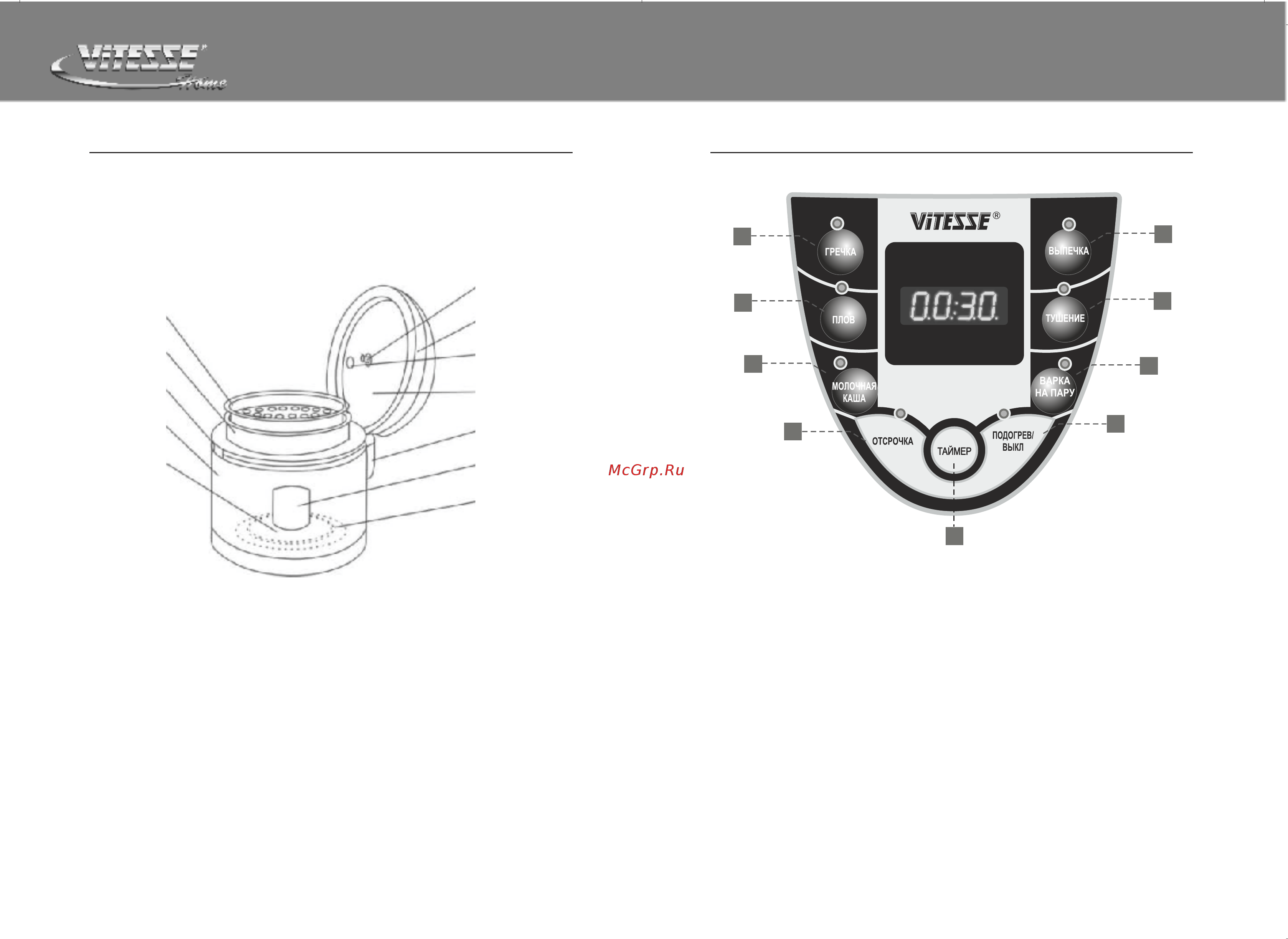 Vitesse VS-597 [8/12] Блюд на пару