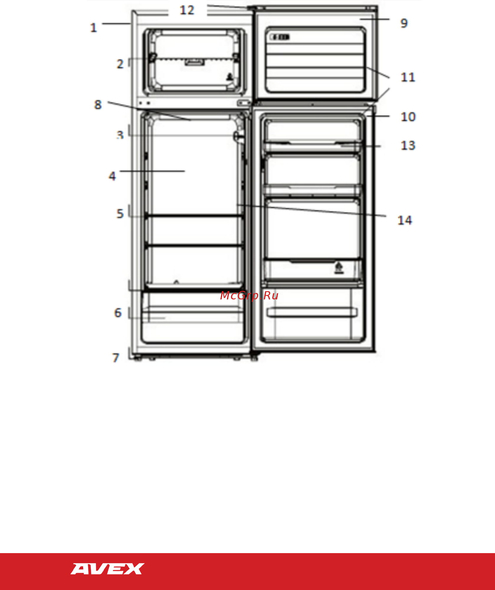 Avex fr-80 [16/60] Описание холодильника