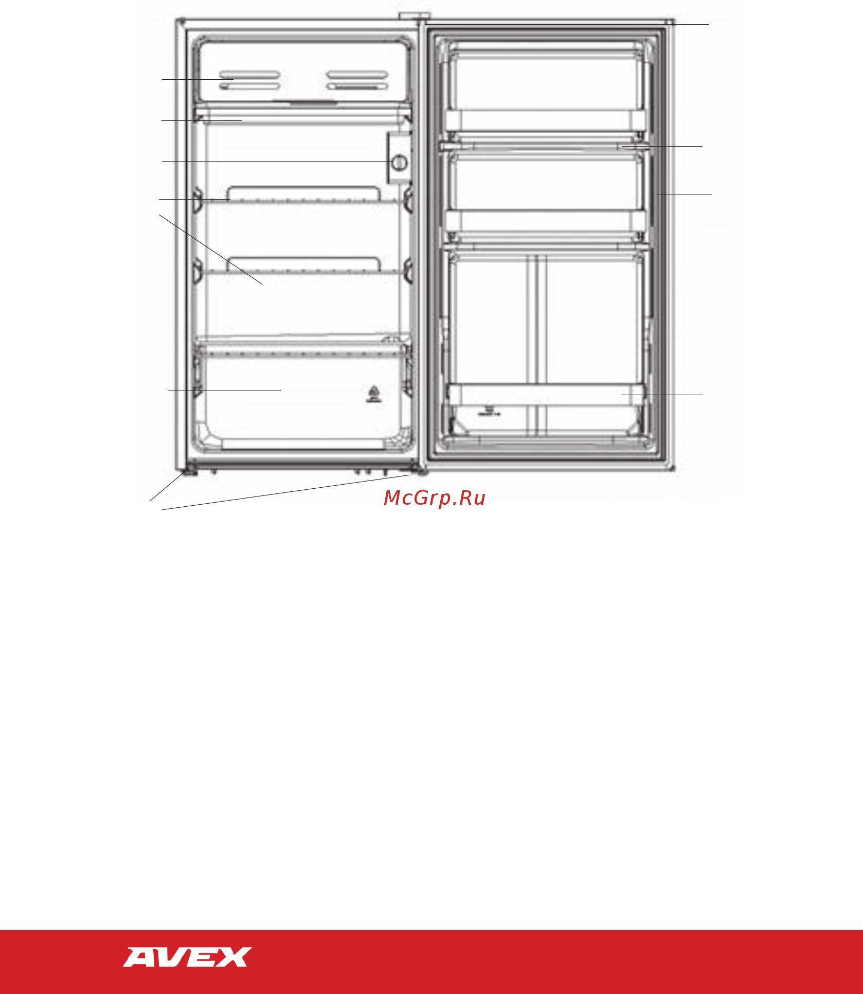 Avex fr-80 [20/60] Описание холодильника
