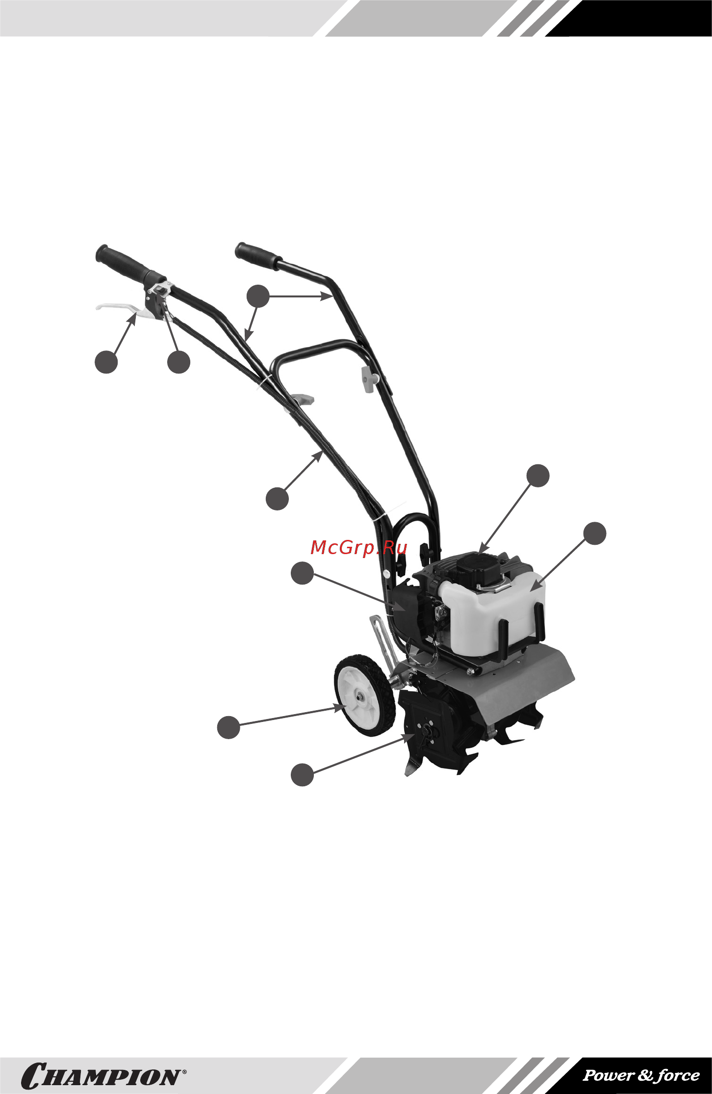 Champion GC252 [11/28] Основные узлы