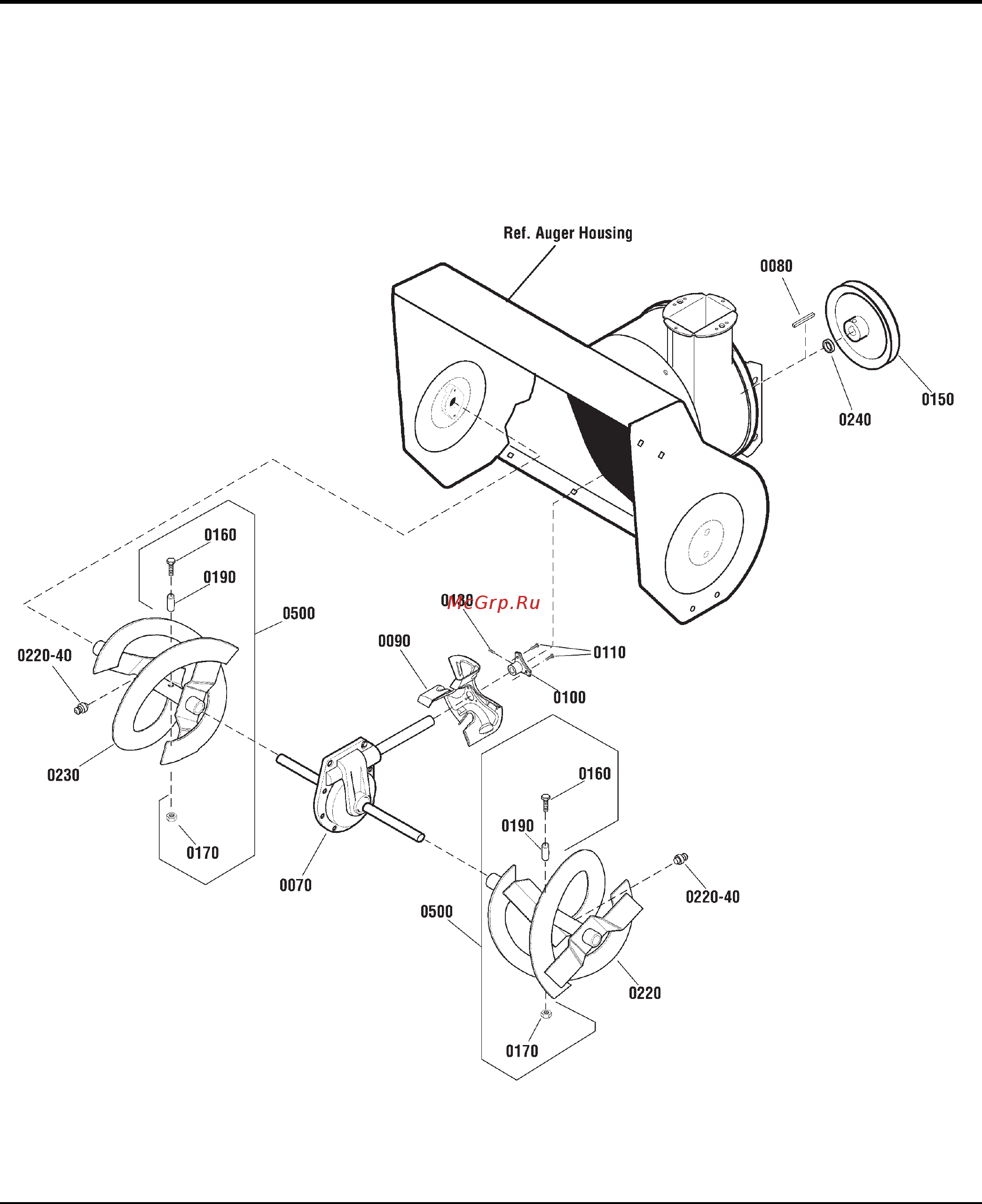 Champion ST1074BS [10/28] Auger drive group