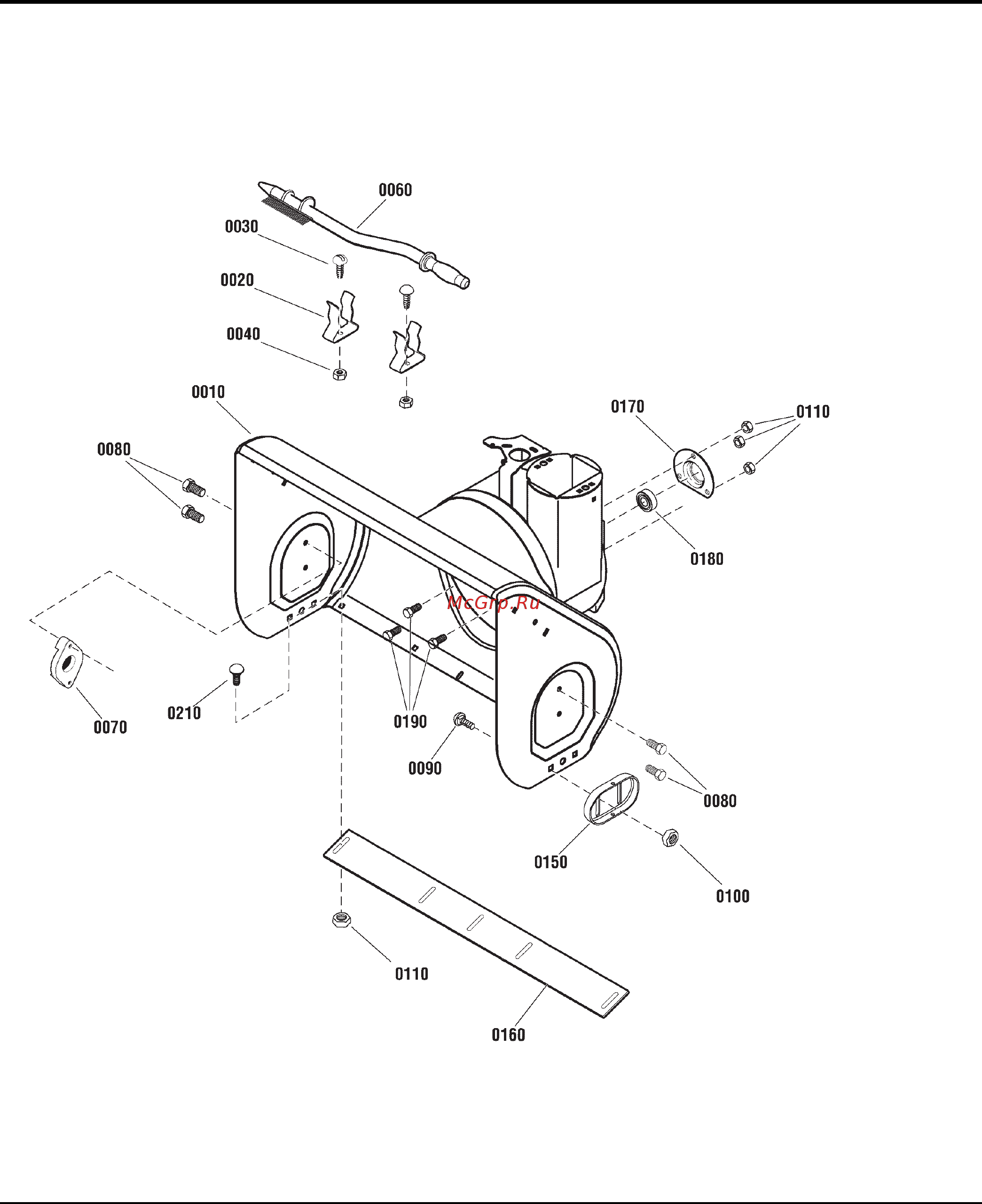 Champion ST1074BS [12/28] Auger housing group