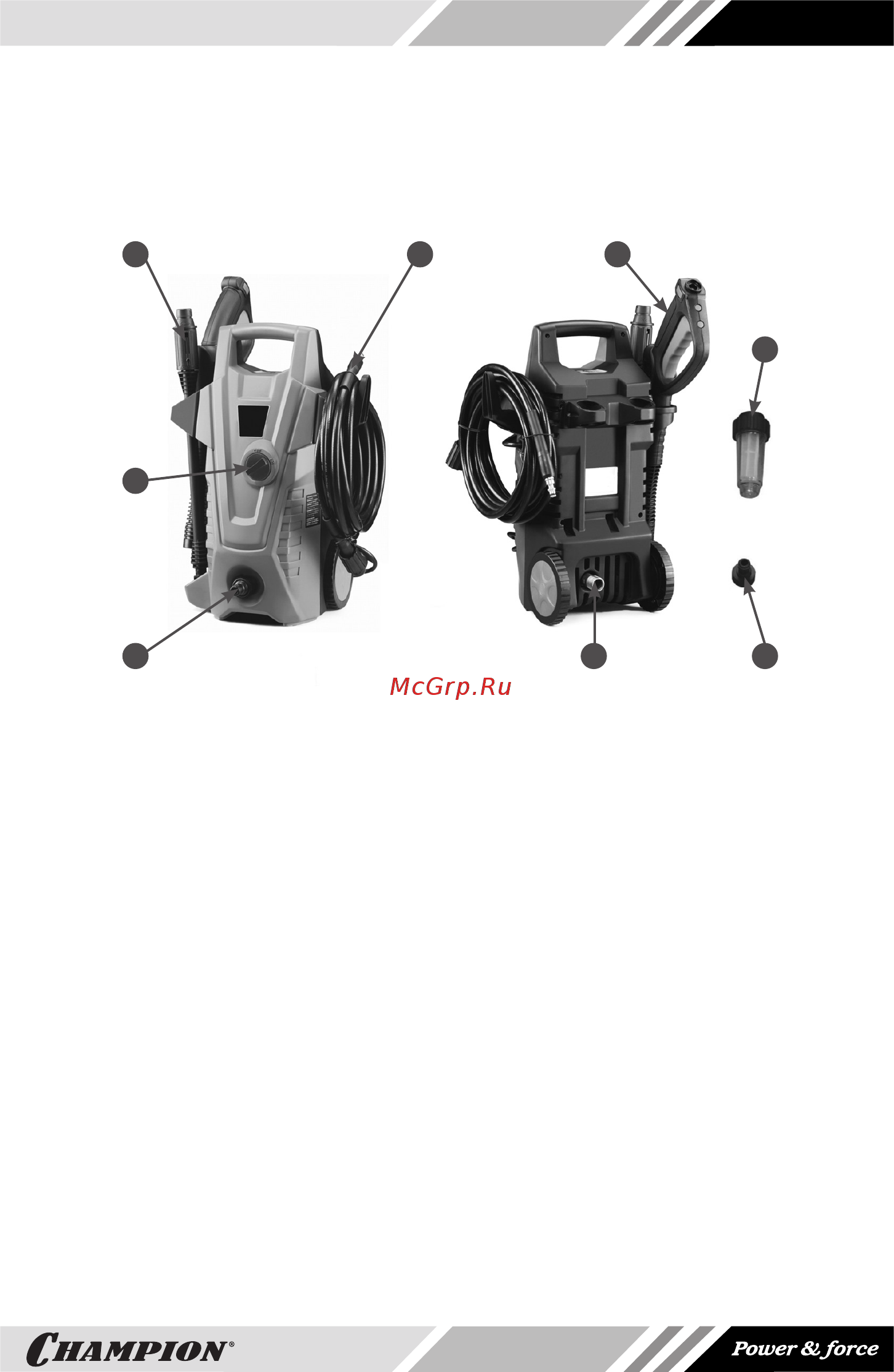 Champion HP6160 [11/24] Принцип работы аппарата моющего высокого давления