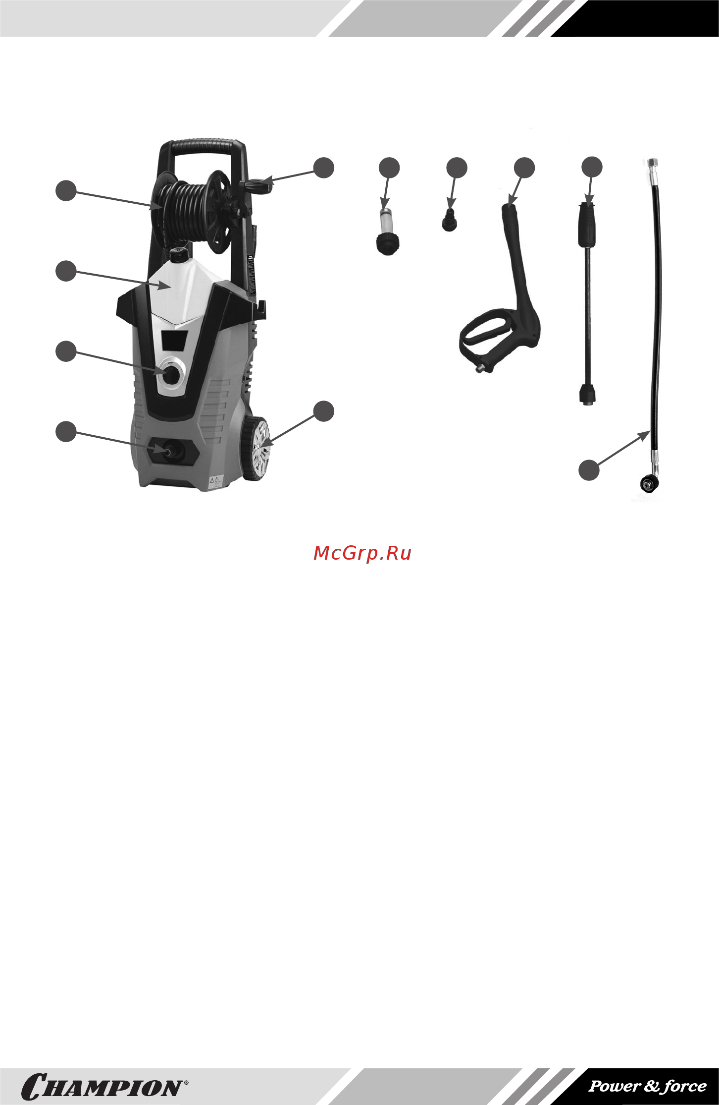 Champion HP6140 [11/24] Принцип работы аппарата моющего высокого давления