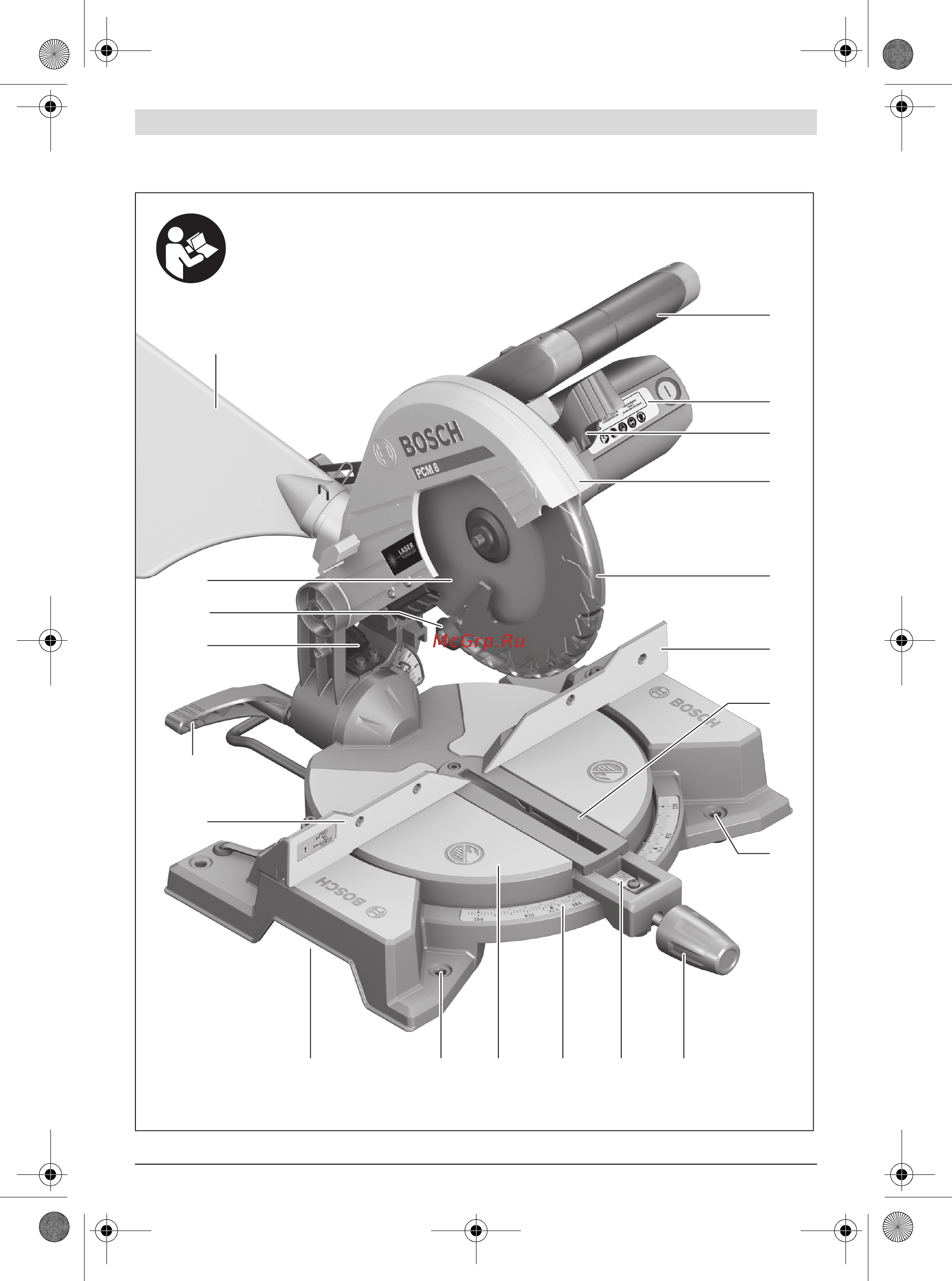 Bosch PCM 8 (0603B10000) Инструкция по эксплуатации онлайн [3/259] 509668