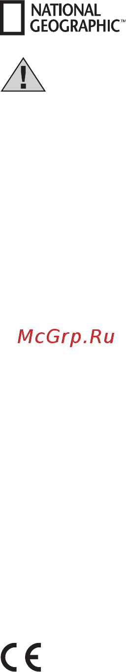 Bresser national geographic usb со штативом [40/48] Общие предупреждения