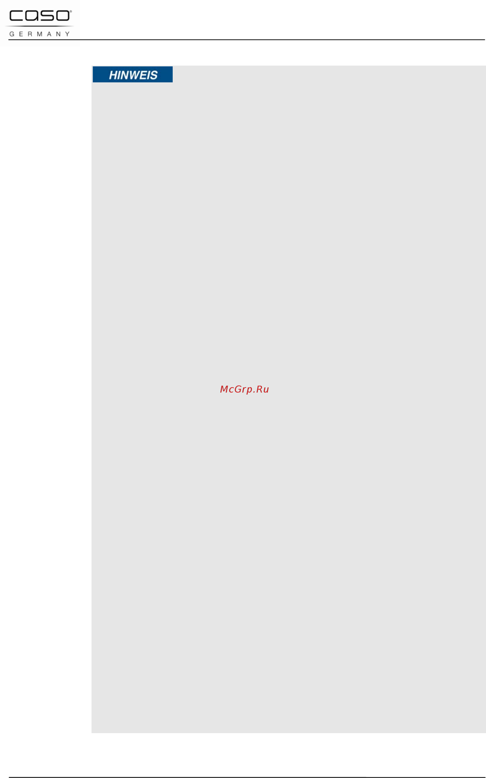 Caso mg 20 menu pure white [102/184] Indicazione