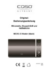 Caso mcdg 25 master black Инструкция по эксплуатации