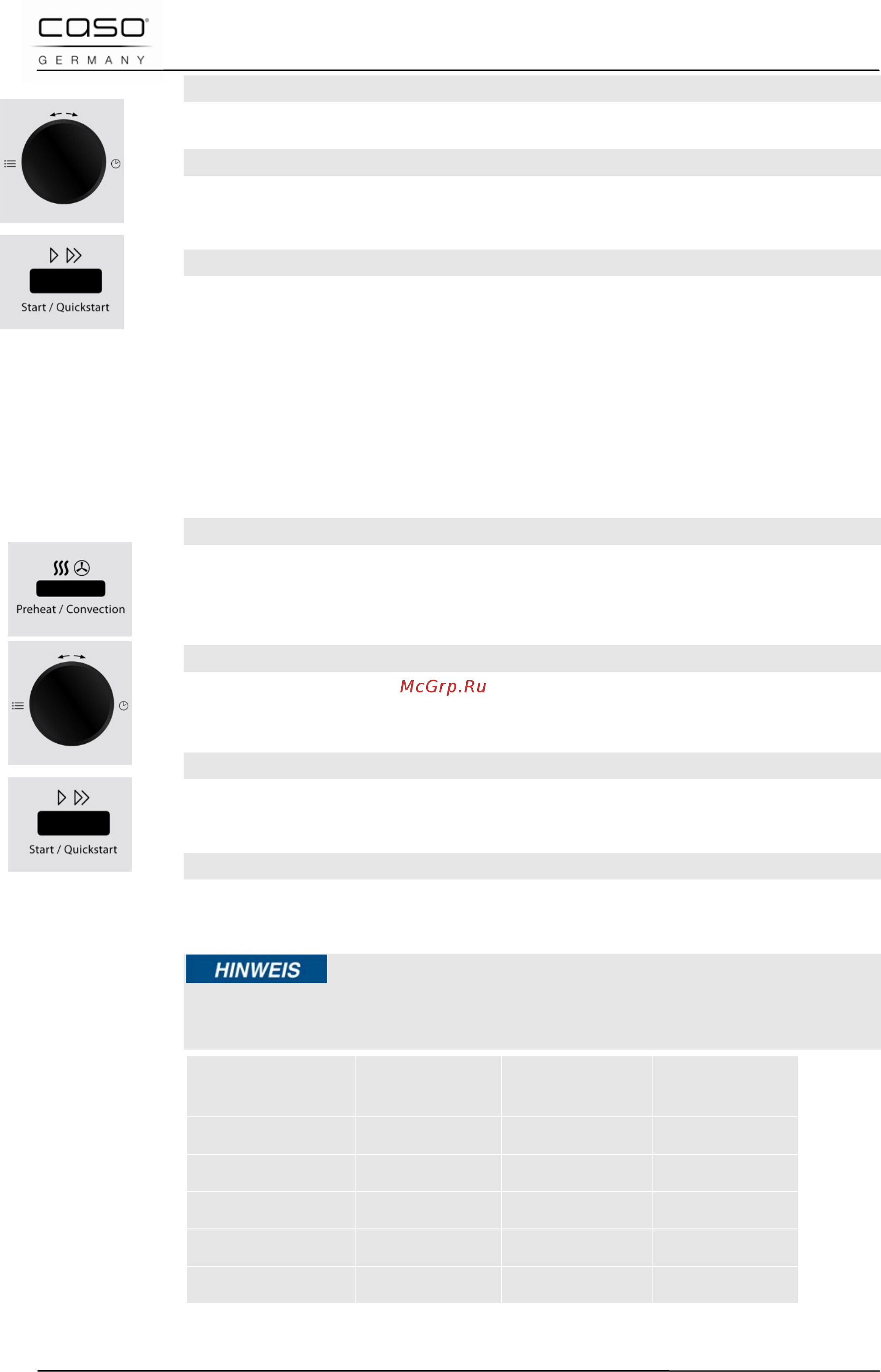 Caso mcdg 25 master black [163/202] Modo de funcionamiento convección