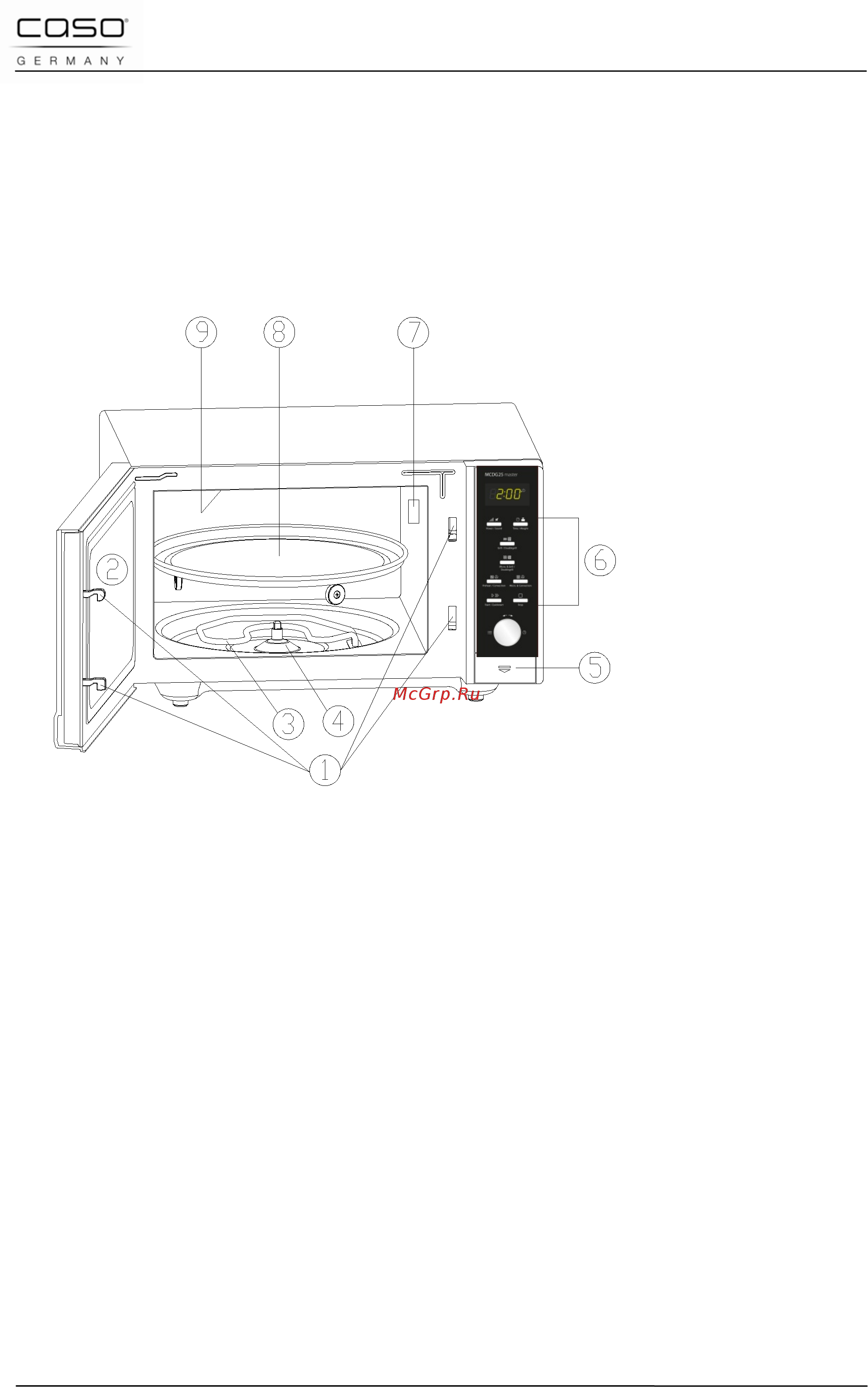 Caso mcdg 25 master black [58/202] Design and function