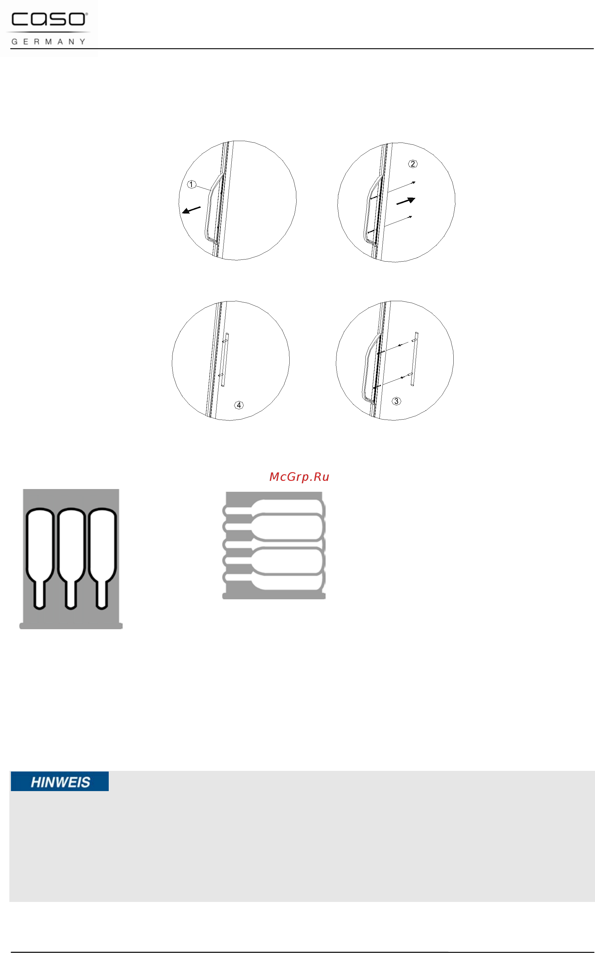 Caso winemaster 24 [29/90] Wine shelves