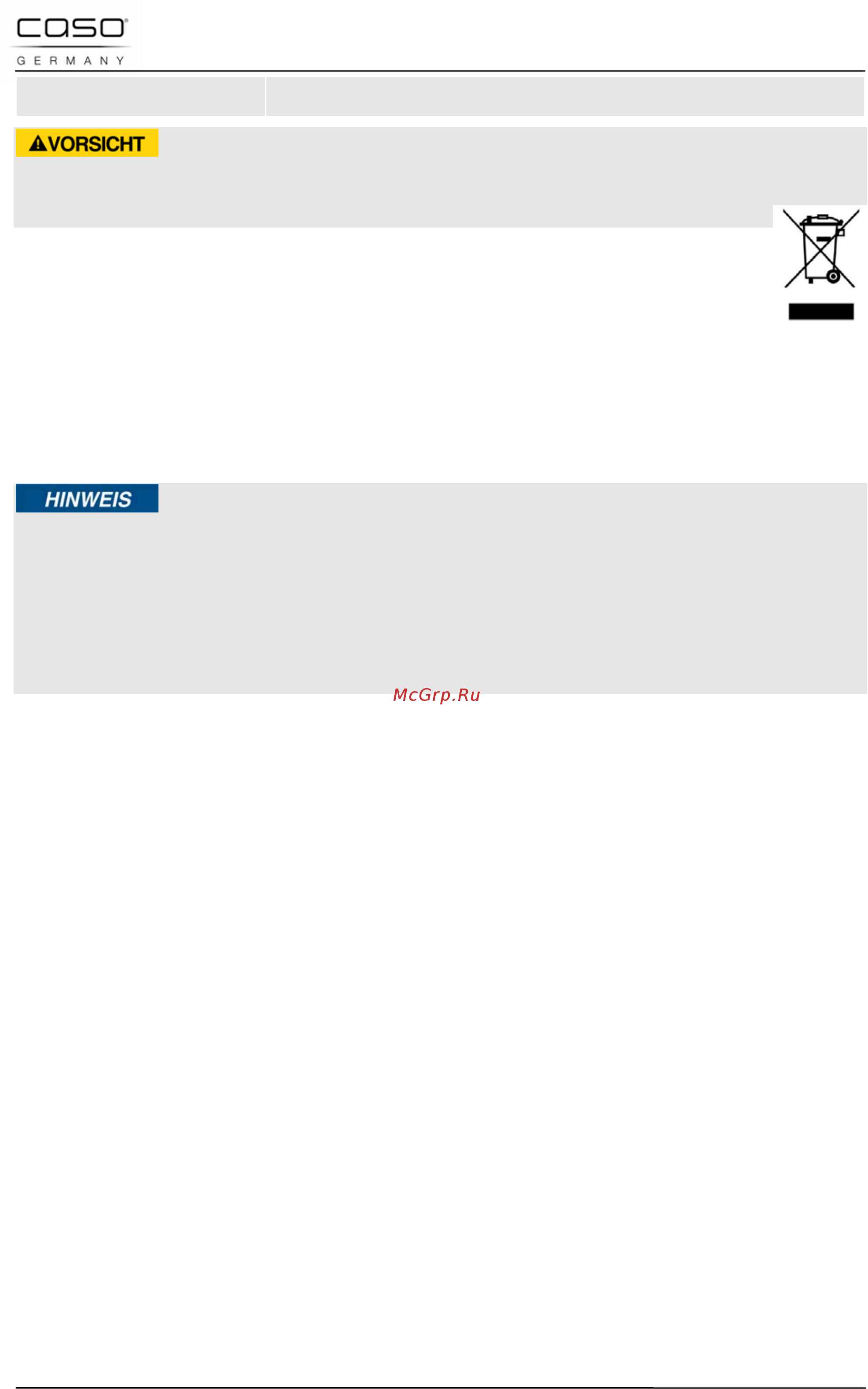 Caso wineduett touch 21 [20/84] Entsorgung des altgerätes