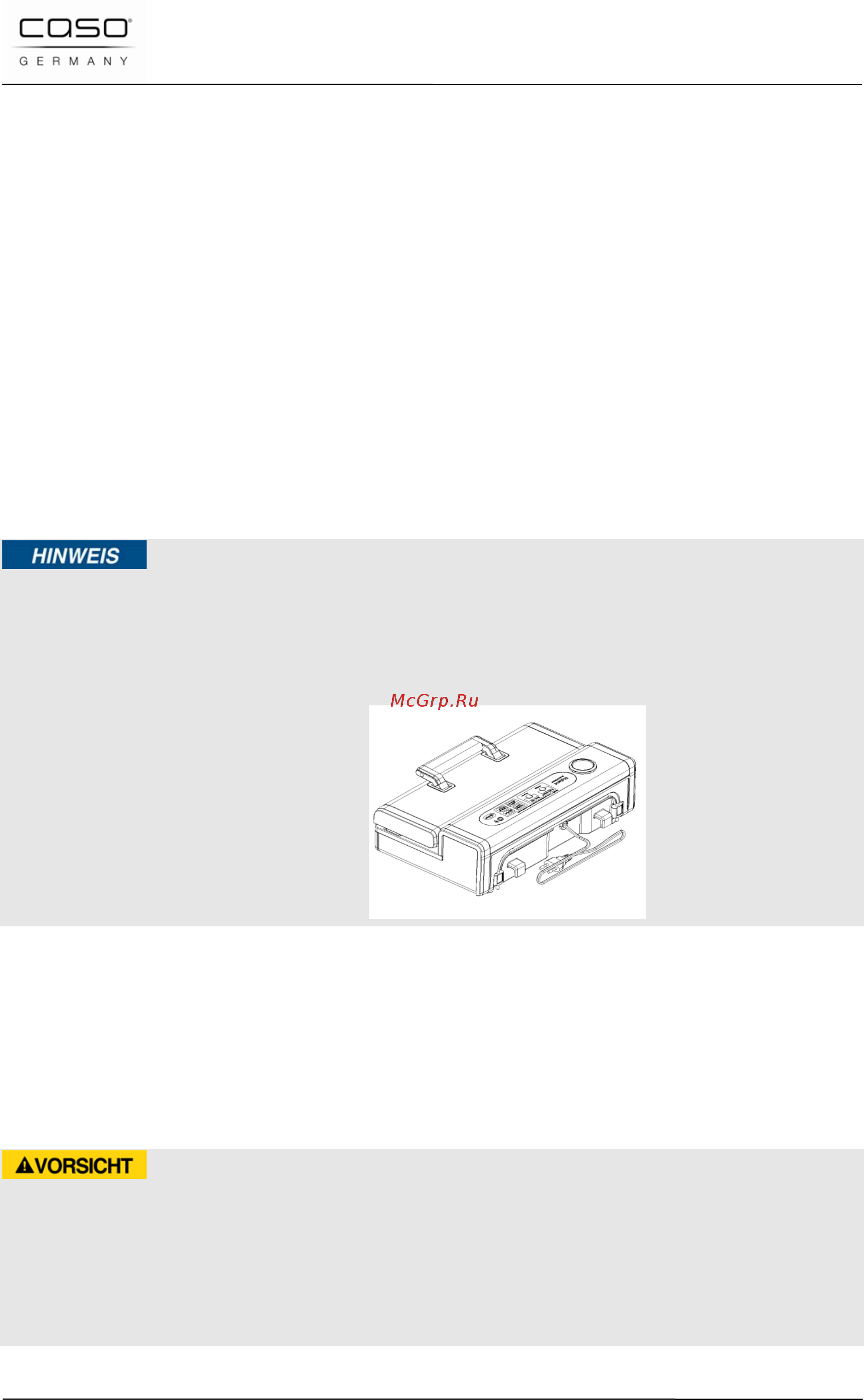 Caso fastvac 1200 [43/125] Bags and rolls